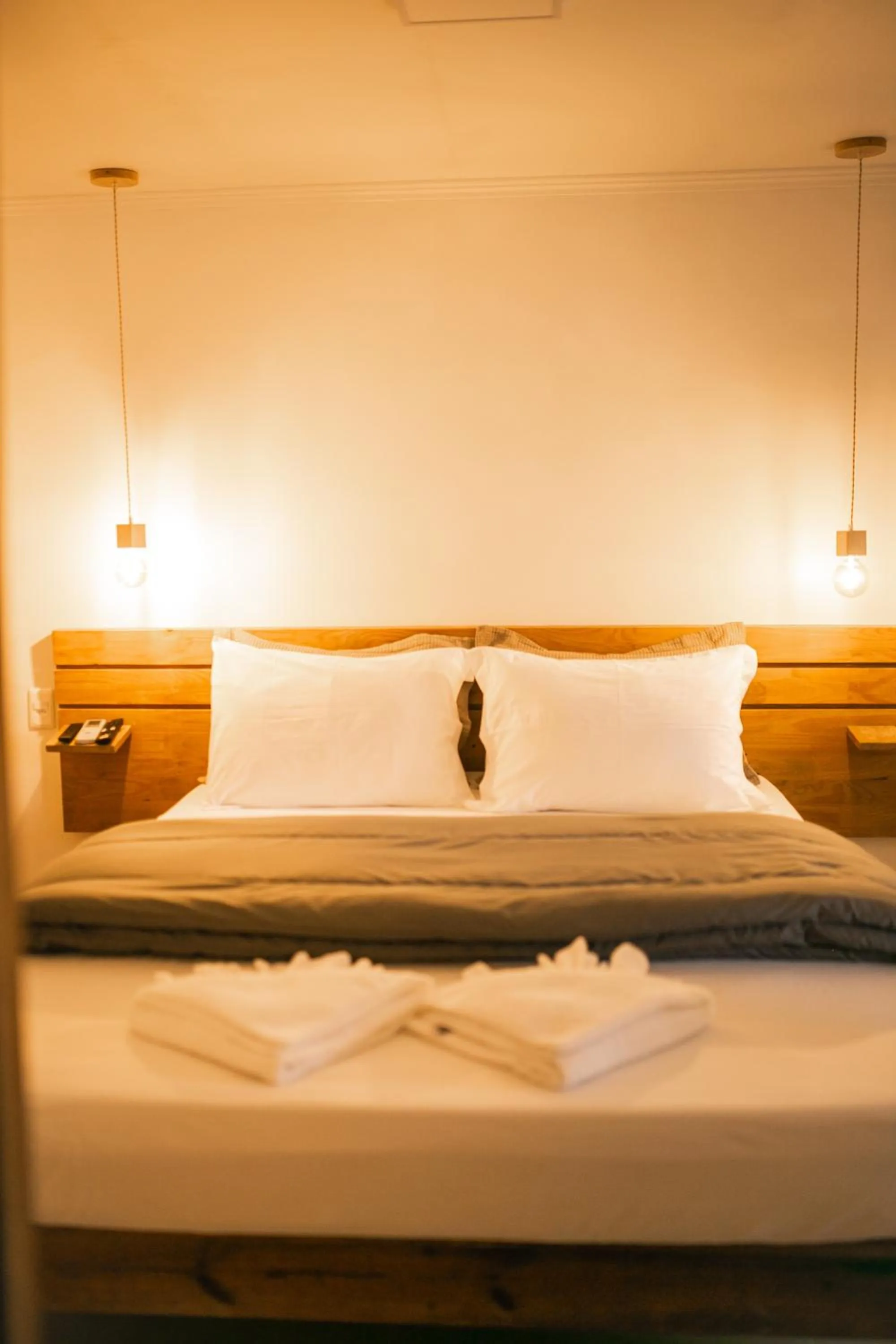 Bed in Pousada Marimar