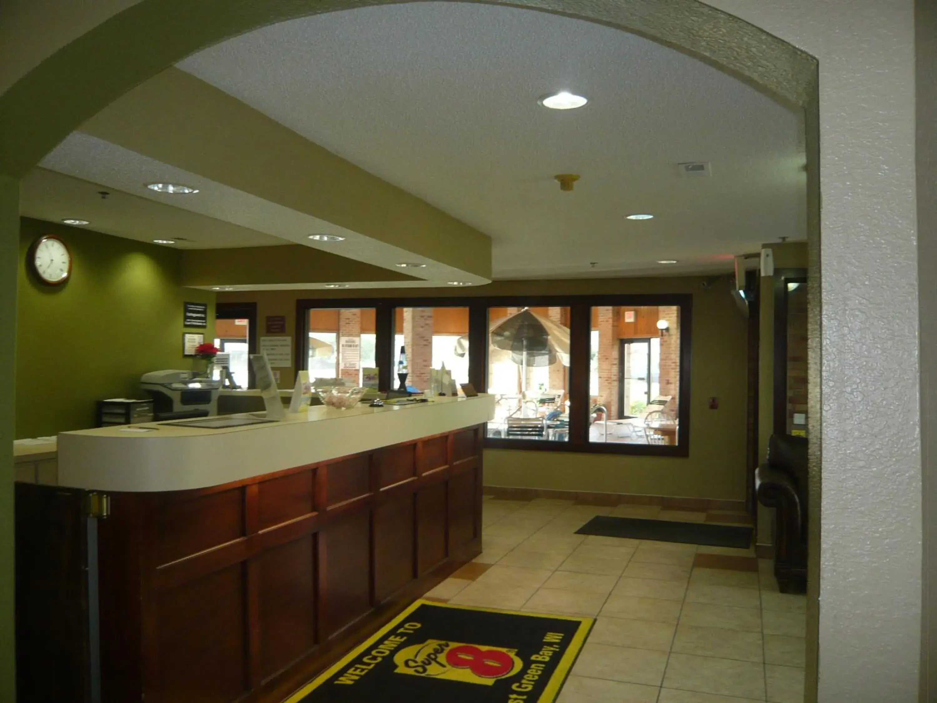 Lobby or reception in Super 8 by Wyndham Green Bay I-43 Bus. Park Lobby or reception in Super 8 by Wyndham Green Bay I-43 Bus. Park