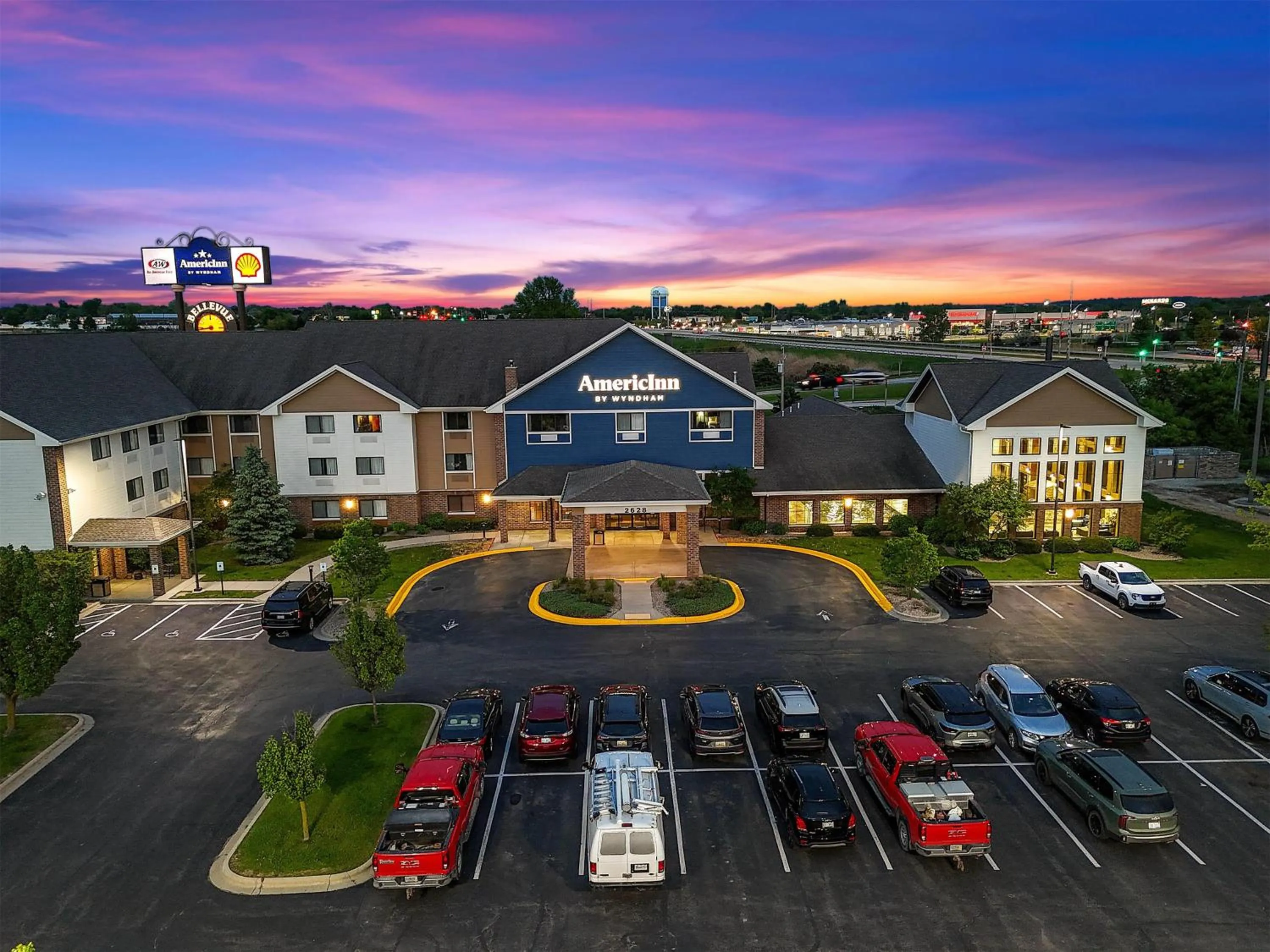 Property building in AmericInn by Wyndham Green Bay East