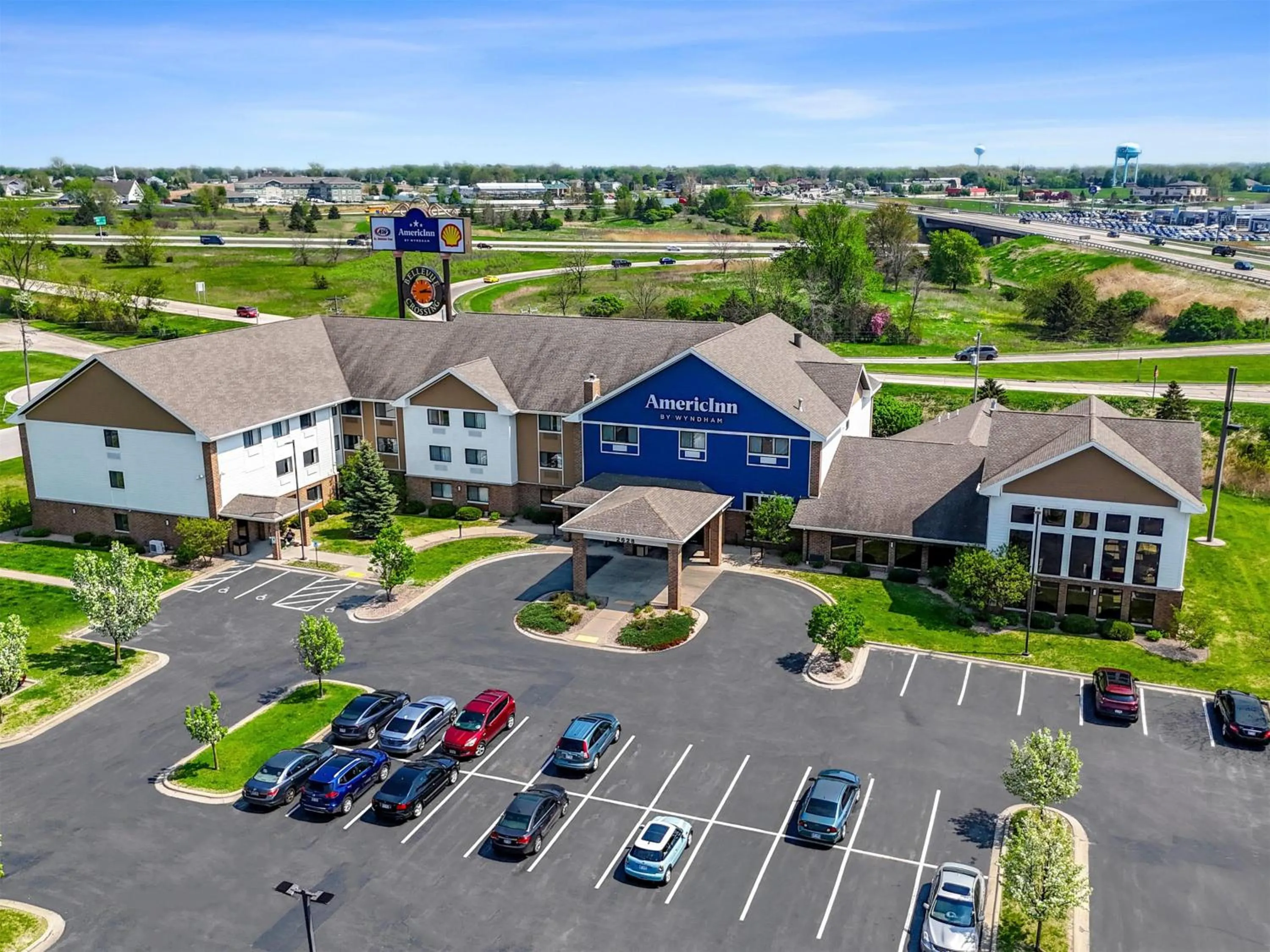 Property building in AmericInn by Wyndham Green Bay East