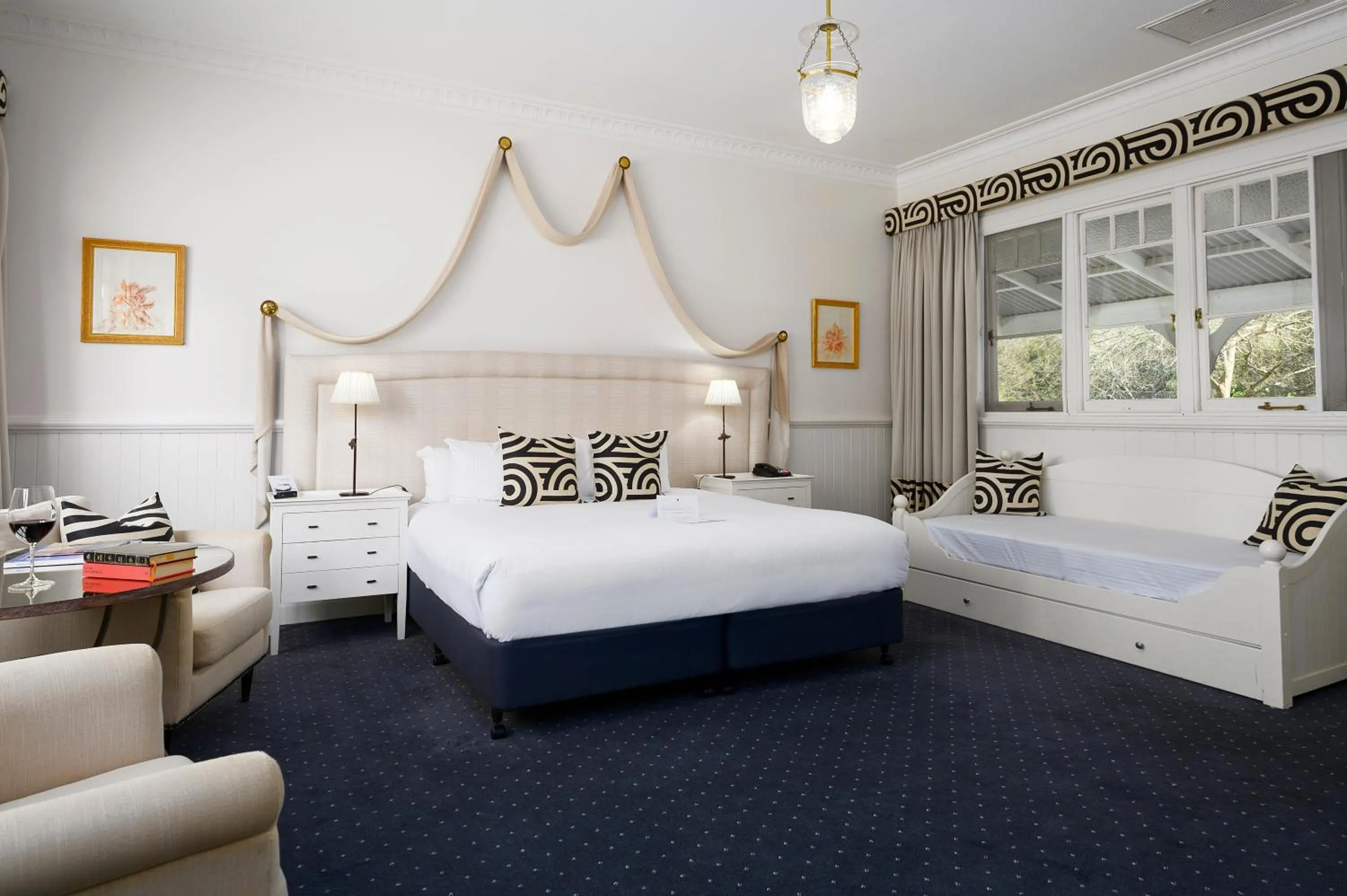 Bed in The Convent Hunter Valley Hotel