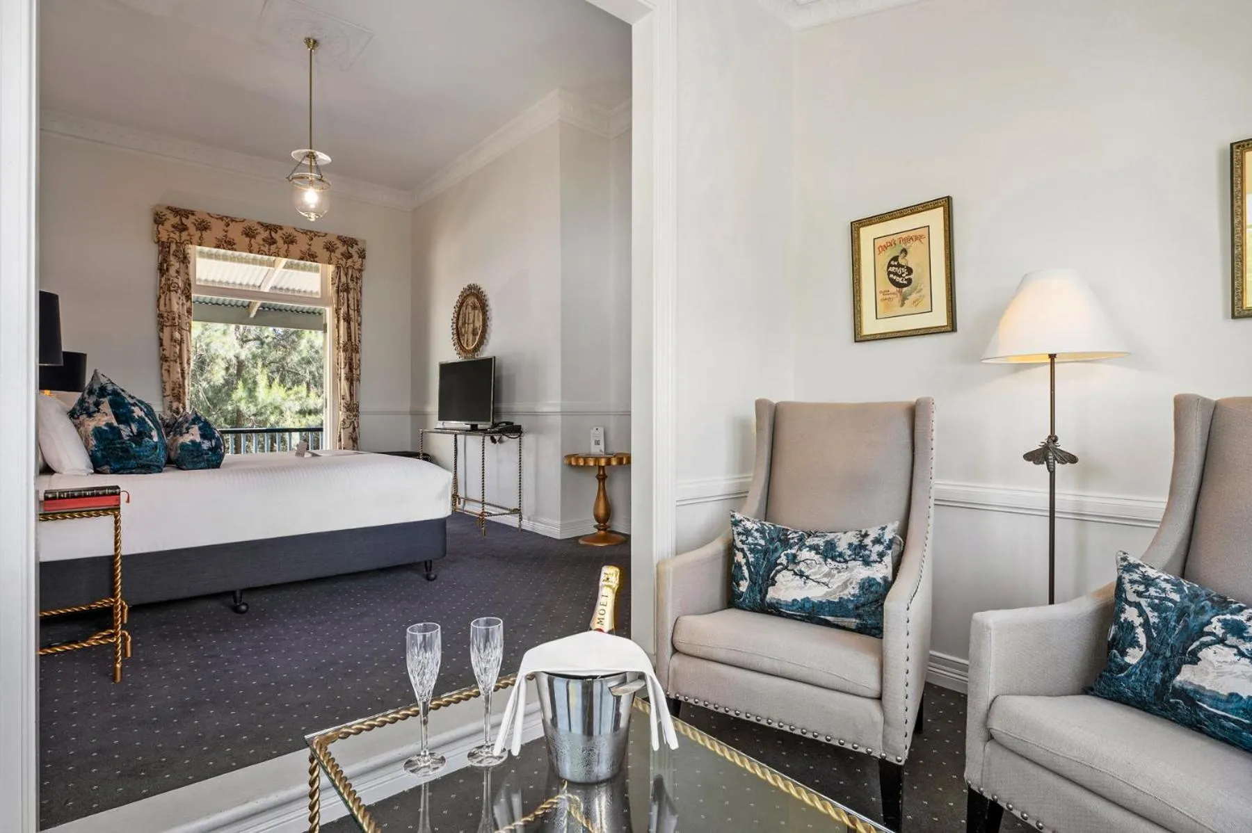 Bed in The Convent Hunter Valley Hotel