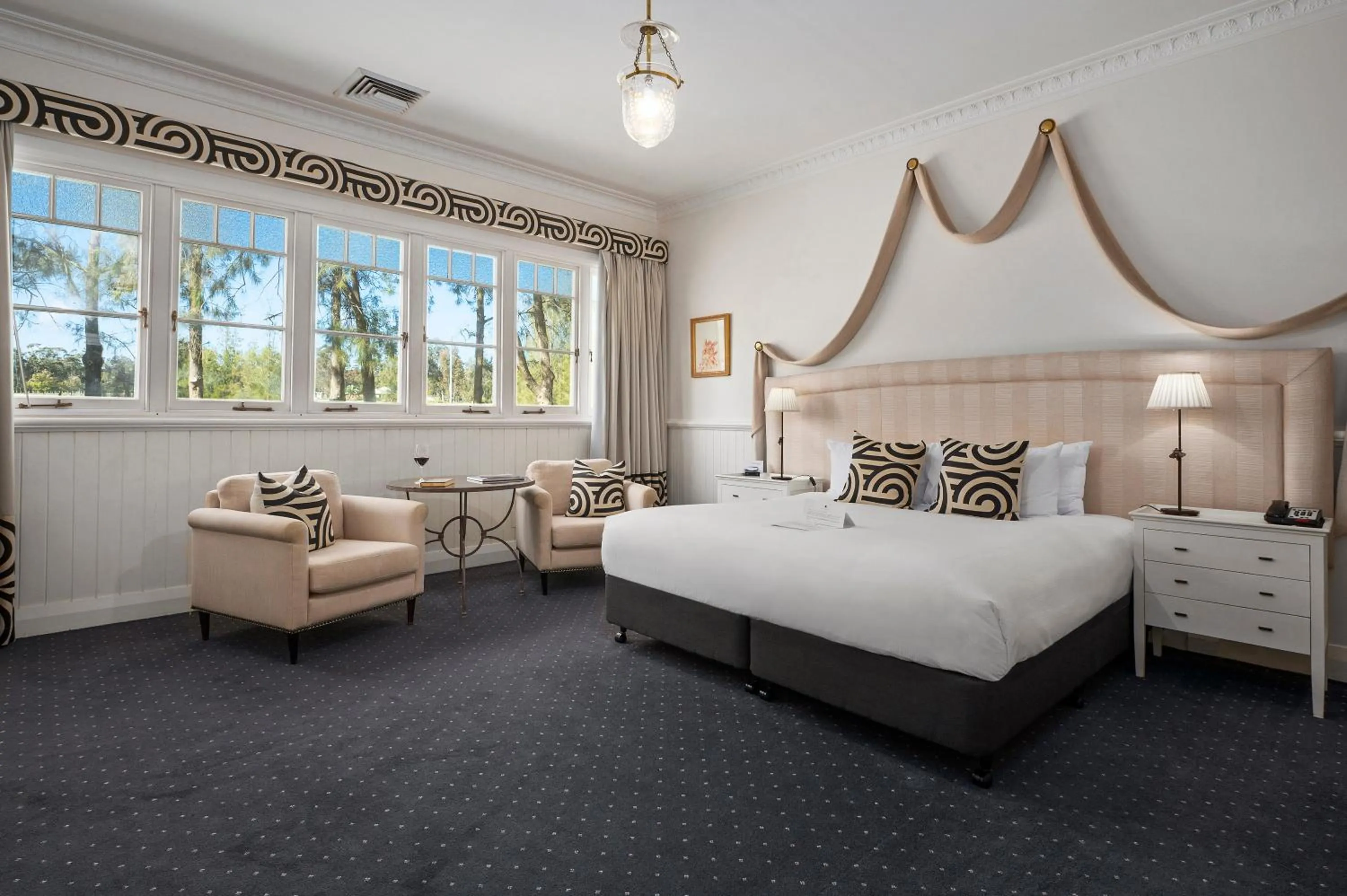 Bed in The Convent Hunter Valley Hotel