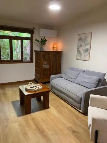 Bed in Tallow Beach Motel