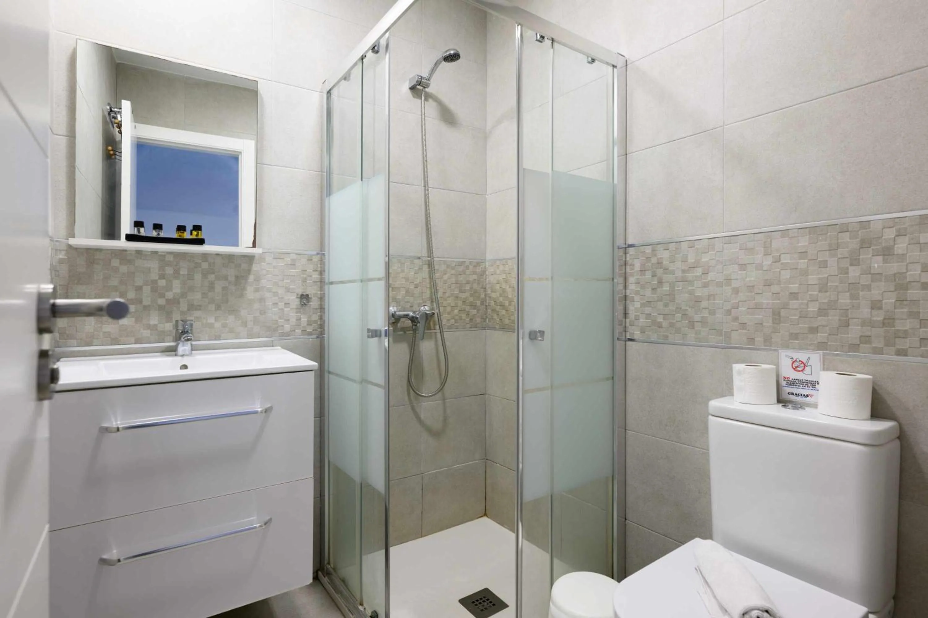 Shower in Canteras Suites