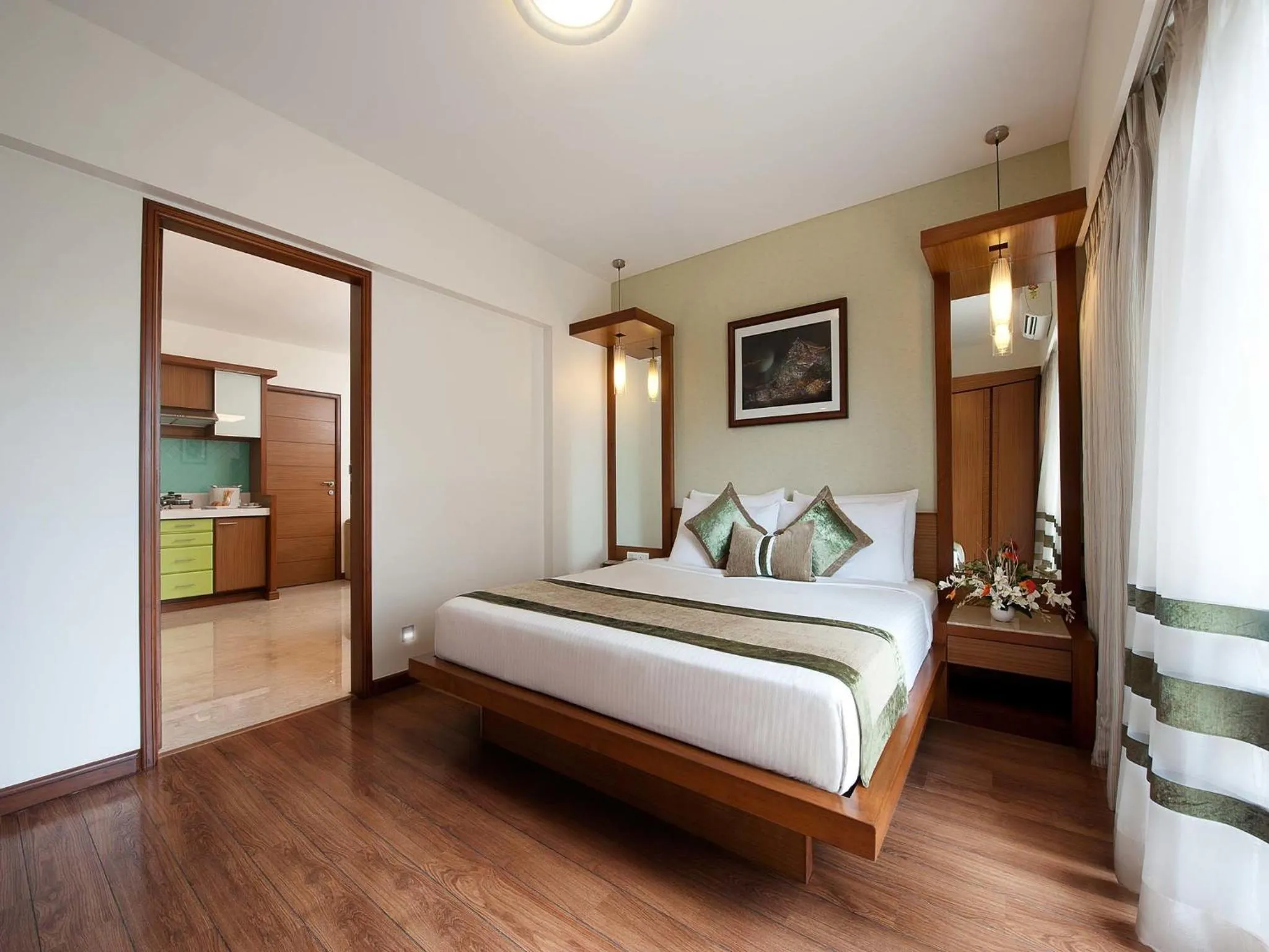 Bedroom, Bed in Grand Residency Hotel & Serviced Apartments