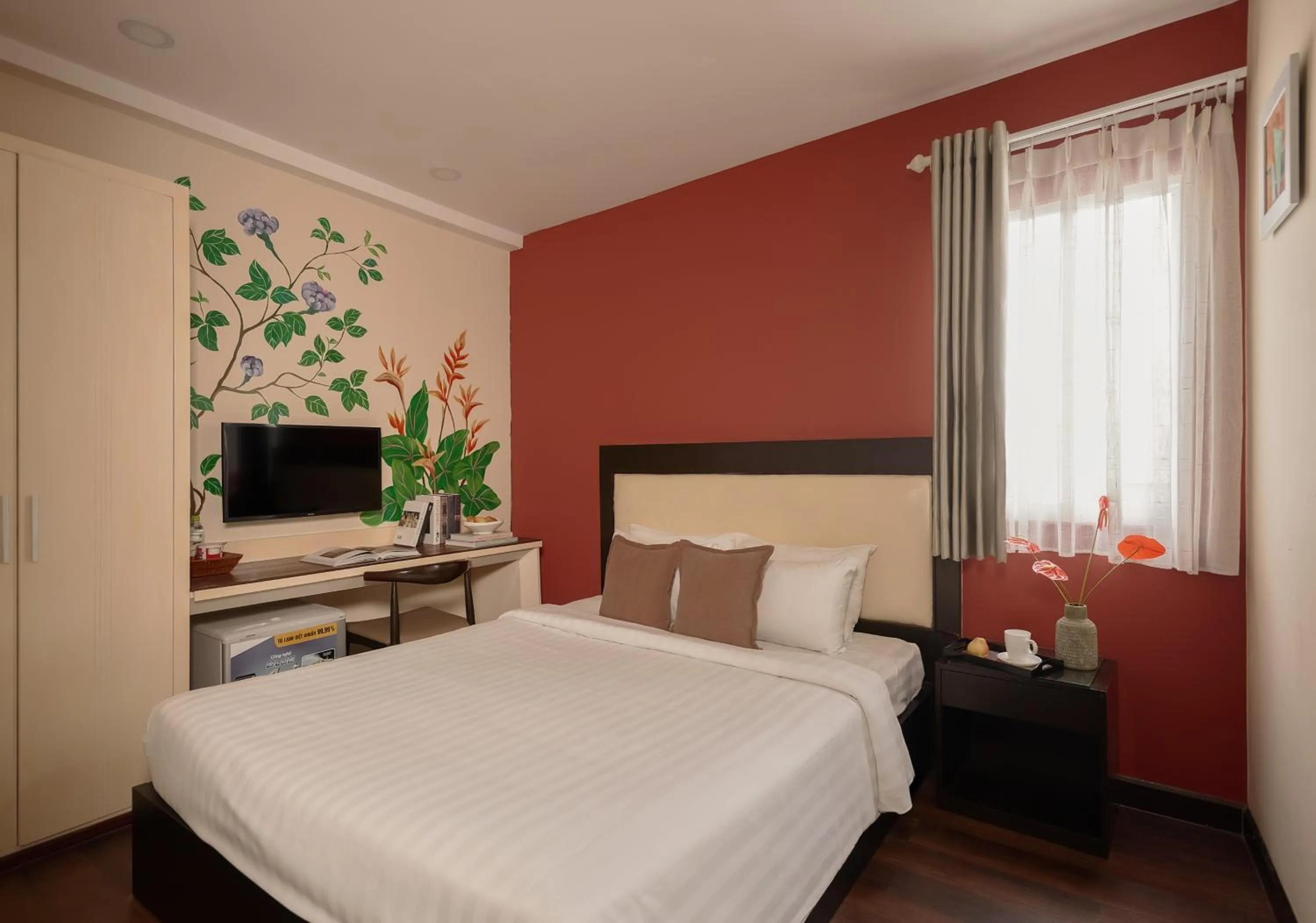 Photo of the whole room, Bed in Asian Ruby Hotel & Spa - 122F Bui Thi Xuân Street