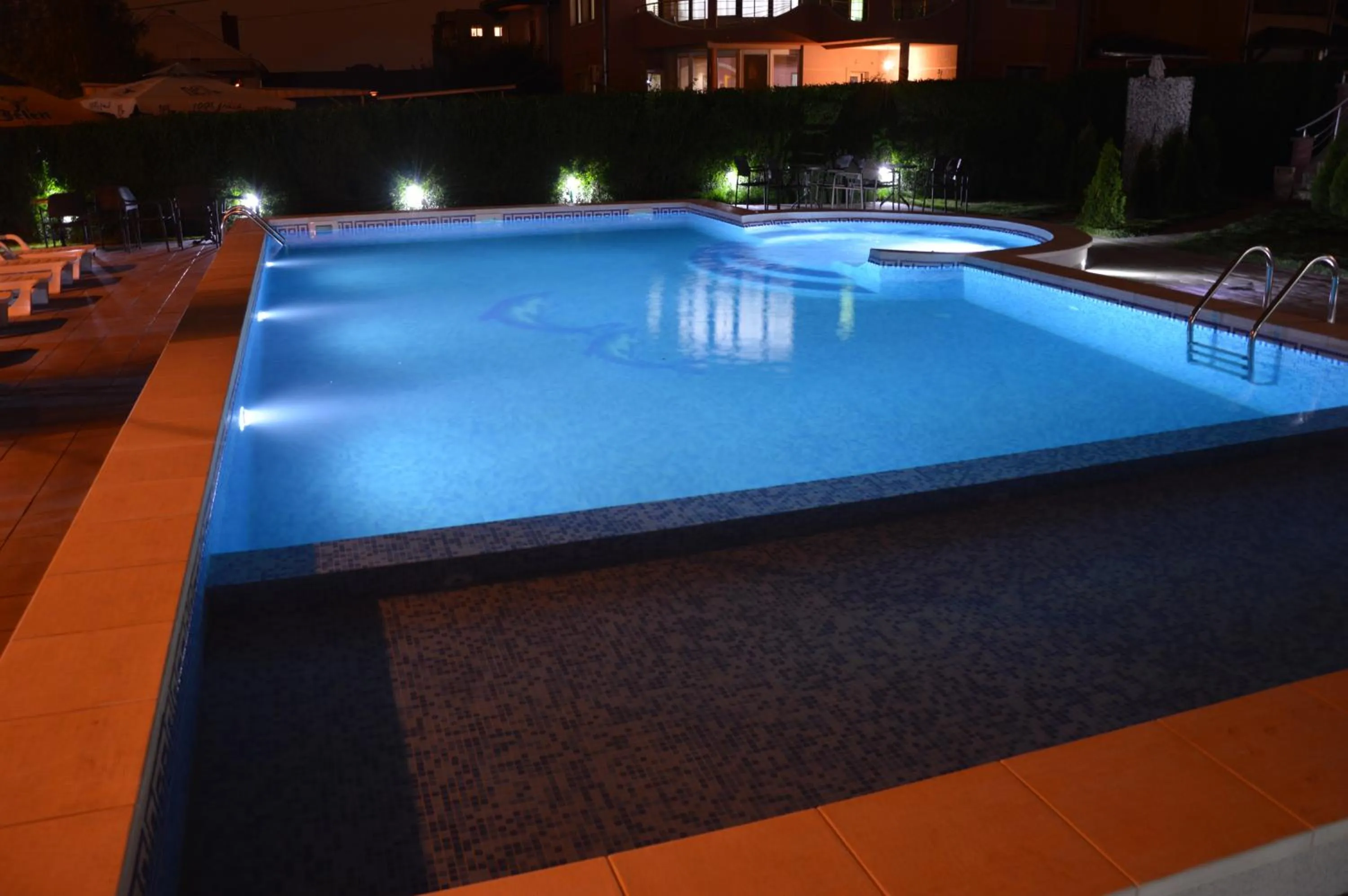 Pool view in Poseidon Apartment
