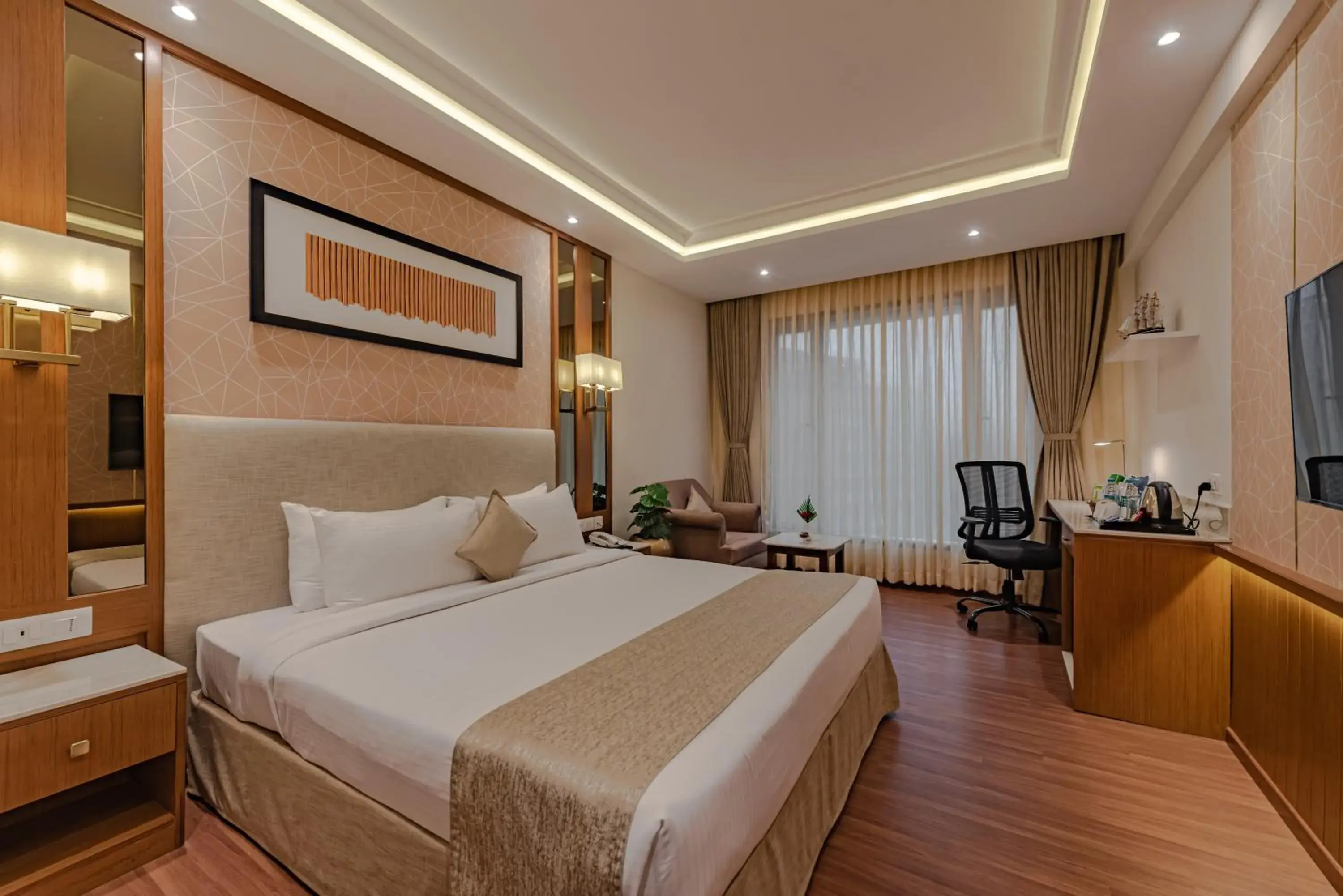 Bed in Goldfinch Hotel Mangalore Bed in Goldfinch Hotel Mangalore