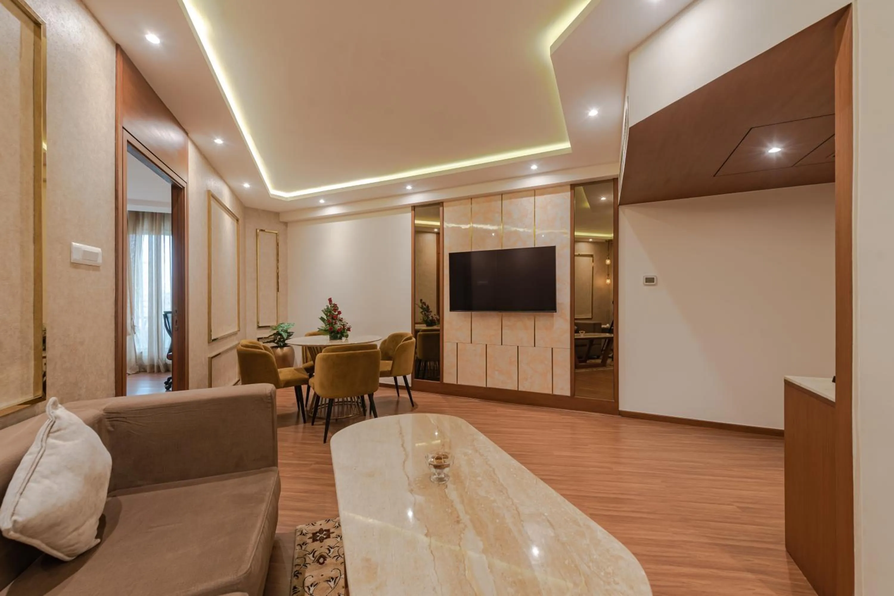 Living room in Goldfinch Hotel Mangalore