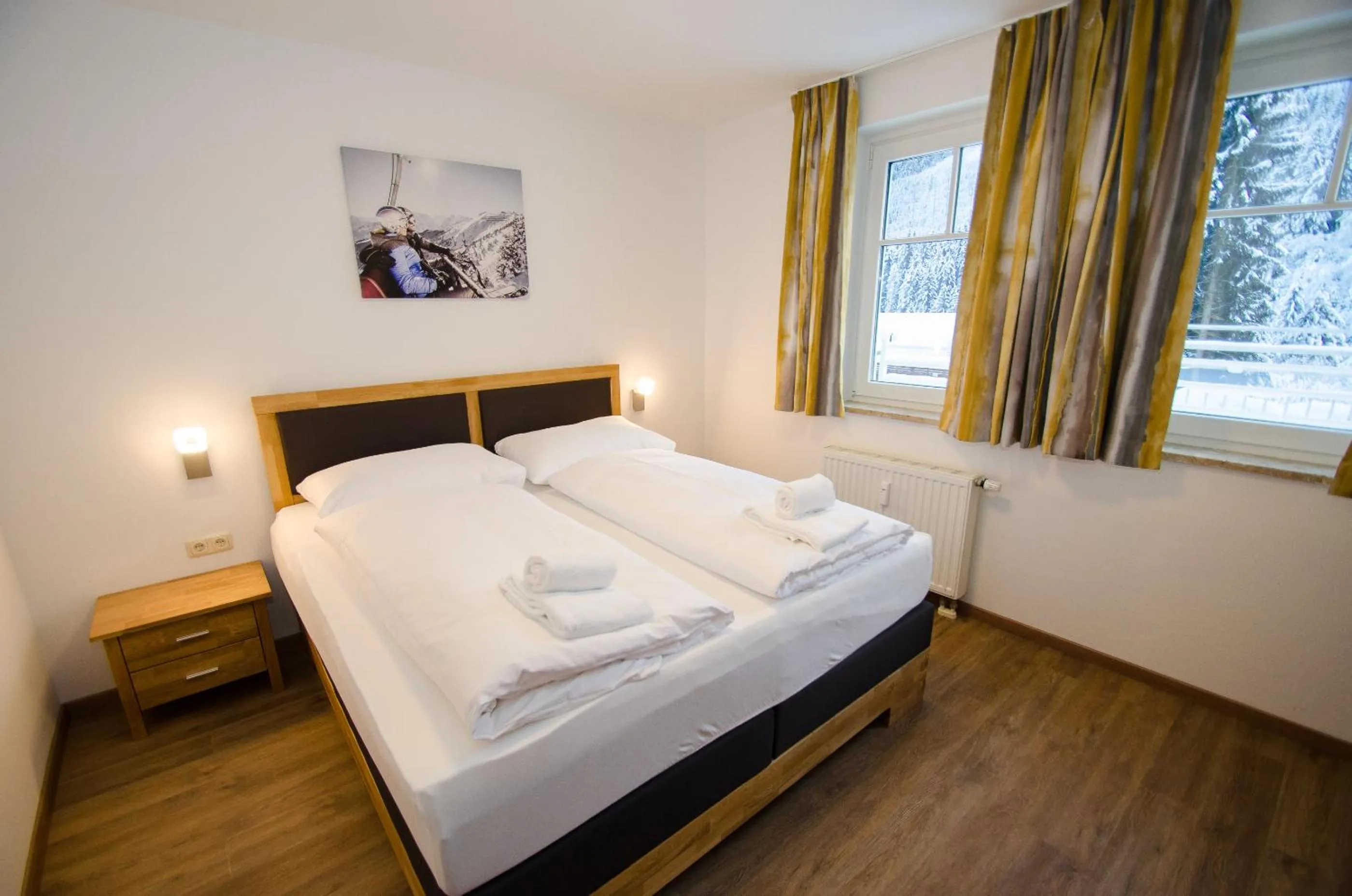 Bedroom, Bed in Apartments Summer & Winter Fun by All in One Apartments incl SUMMER CARD