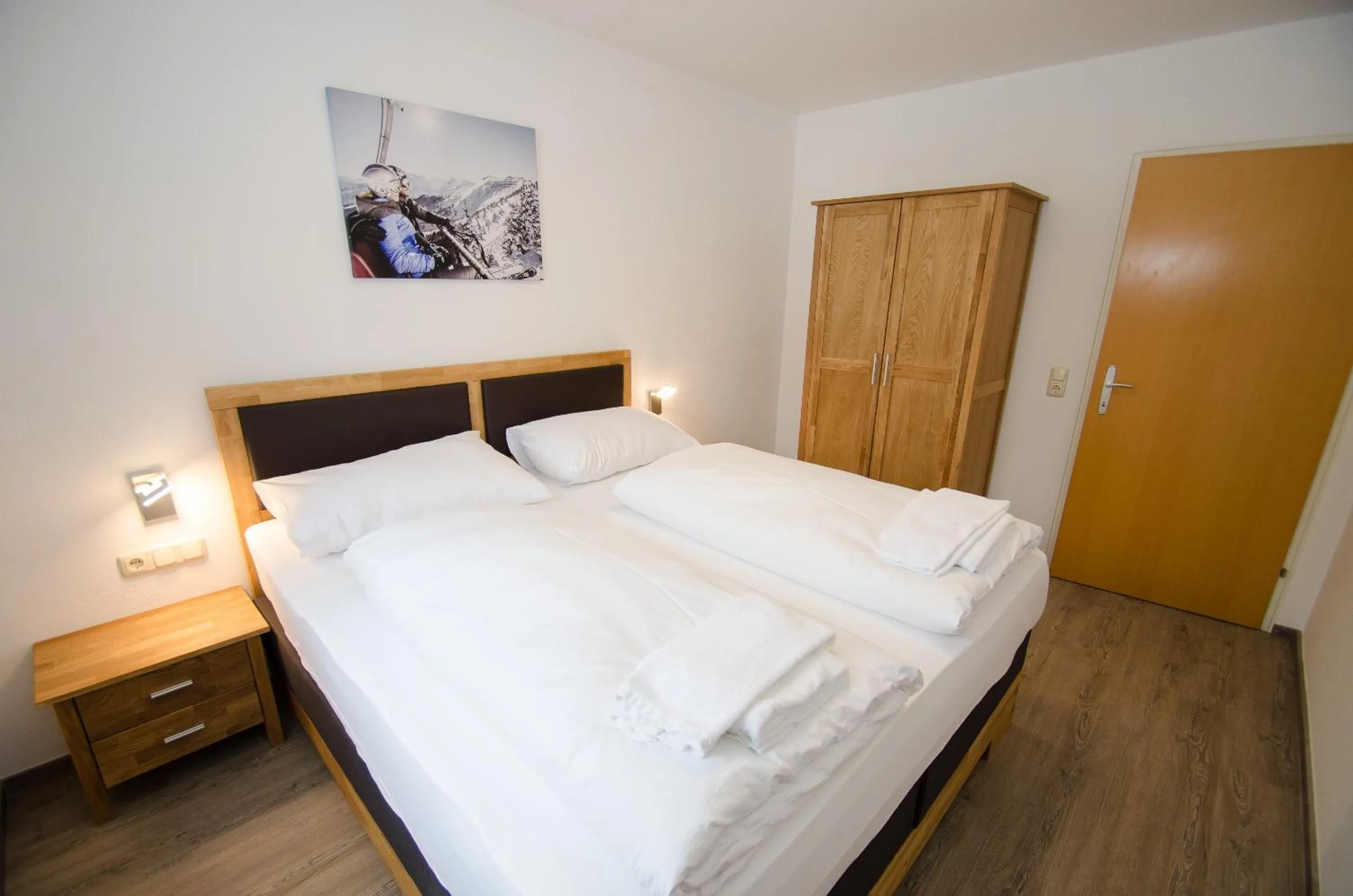 Bedroom, Bed in Apartments Summer & Winter Fun by All in One Apartments incl SUMMER CARD