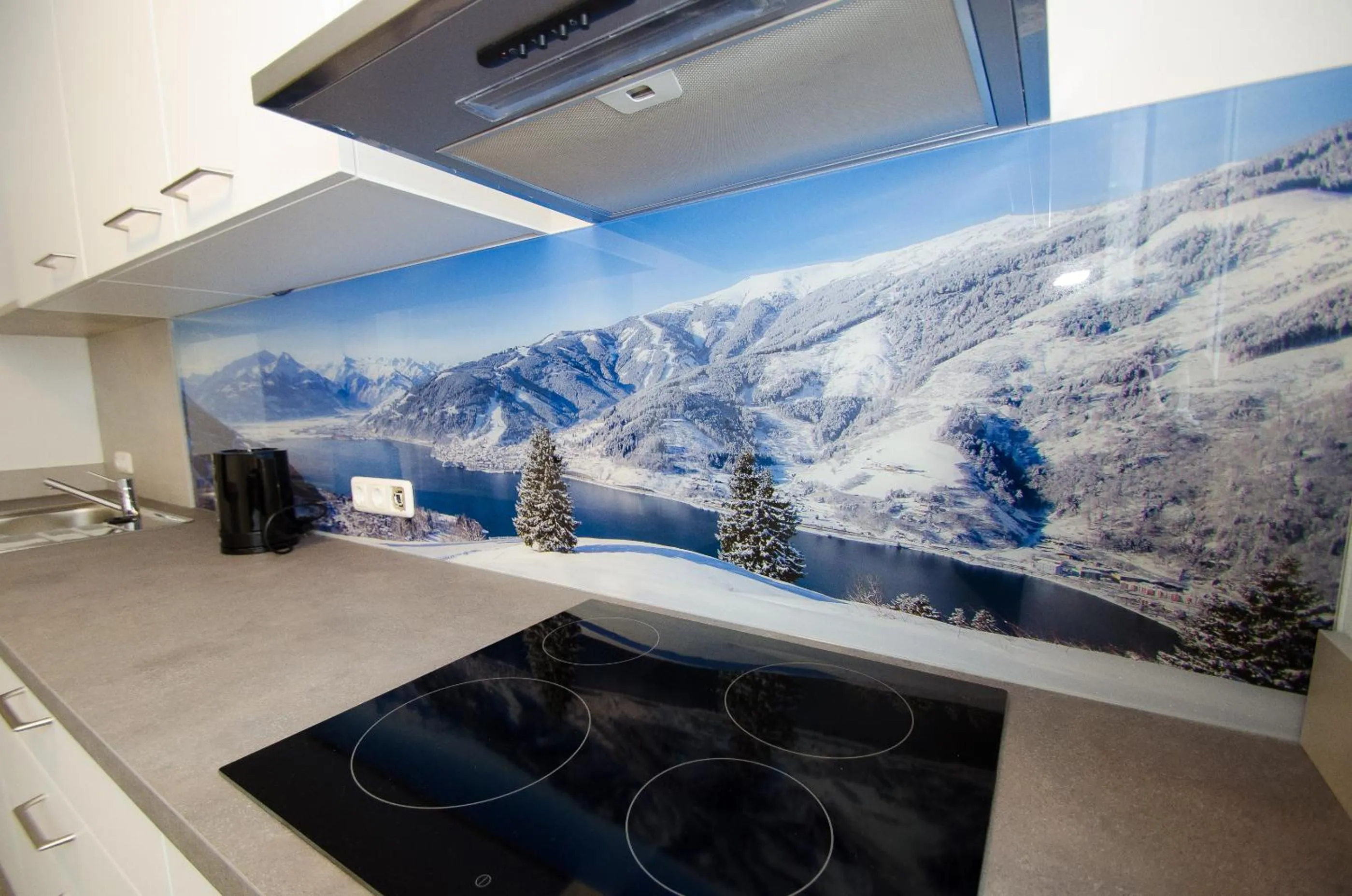 Kitchen or kitchenette in Apartments Summer & Winter Fun by All in One Apartments incl SUMMER CARD