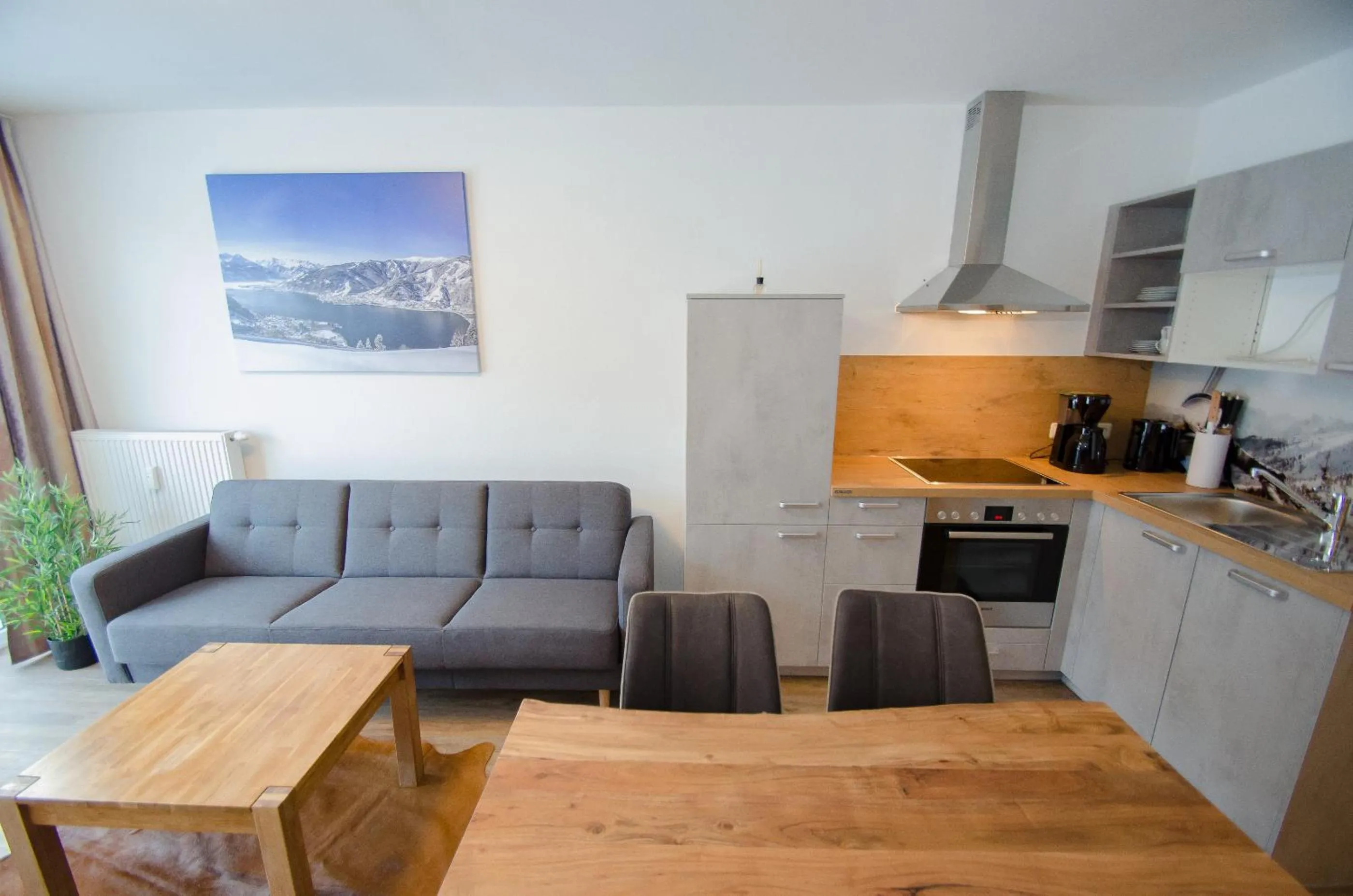 Kitchen or kitchenette in Apartments Summer & Winter Fun by All in One Apartments incl SUMMER CARD