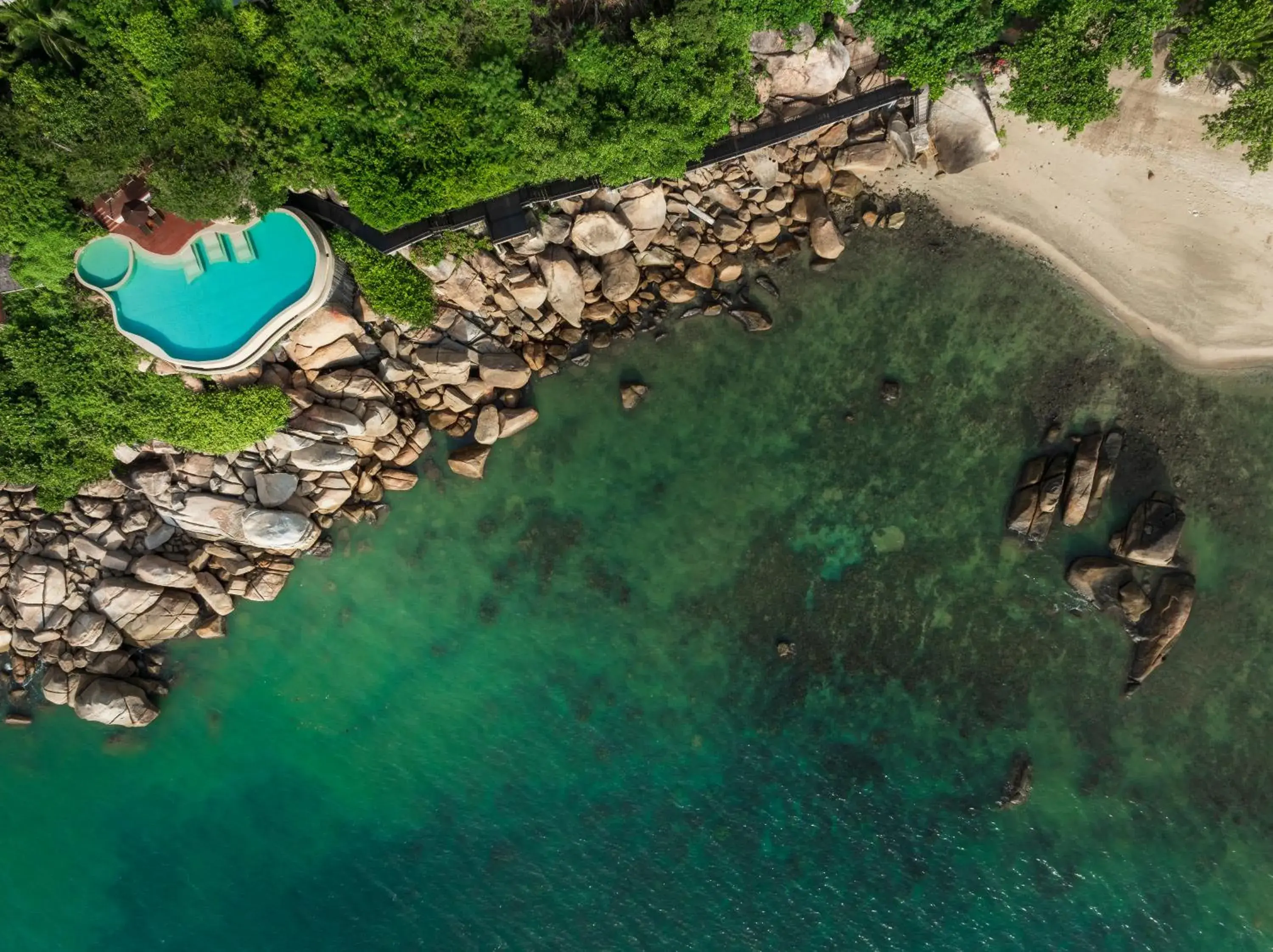 Bird's eye view in Silavadee Pool Spa Resort - SHA Extra Plus Bird's eye view in Silavadee Pool Spa Resort - SHA Extra Plus