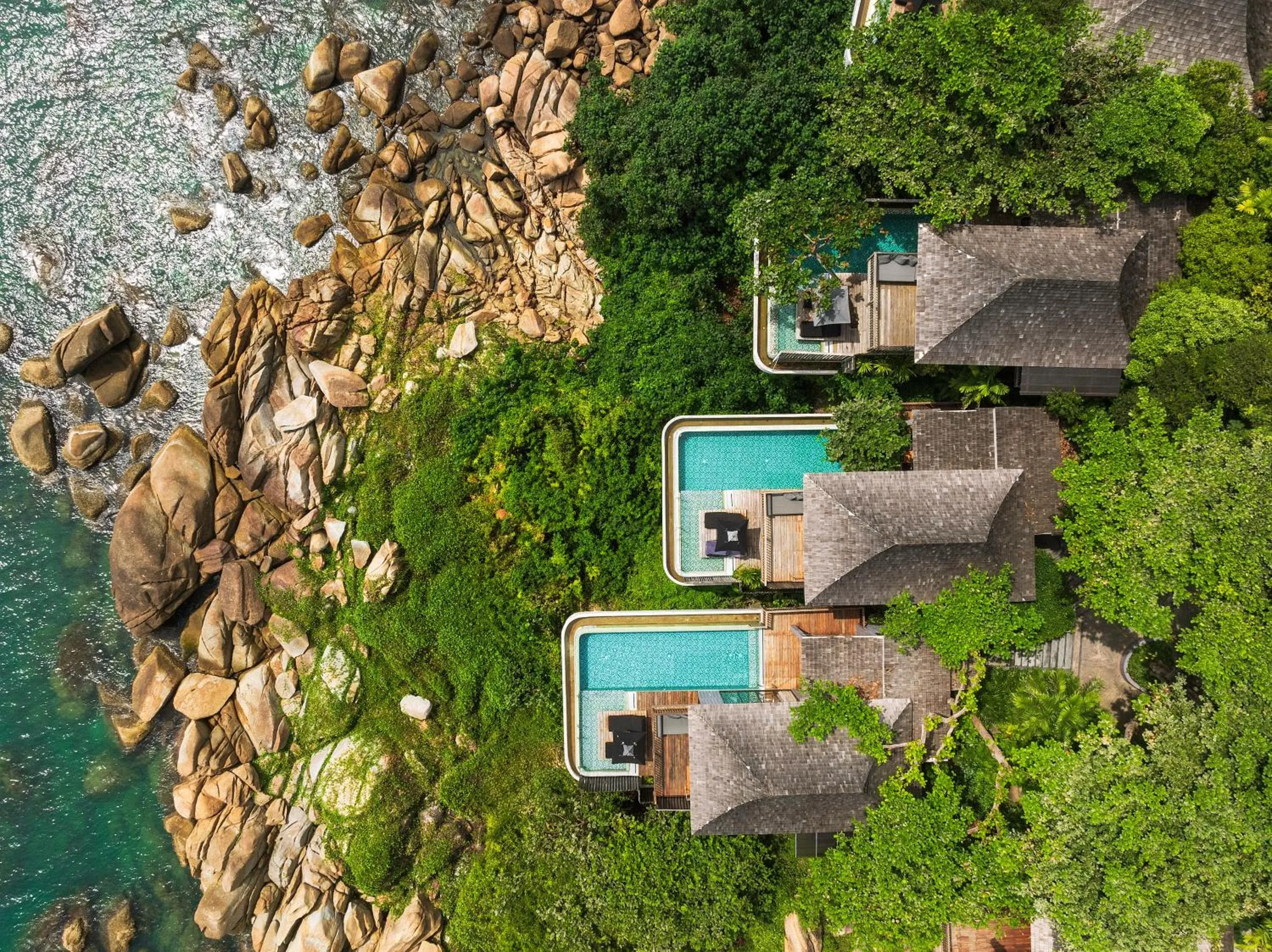 Bird's eye view in Silavadee Pool Spa Resort - SHA Extra Plus Bird's eye view in Silavadee Pool Spa Resort - SHA Extra Plus