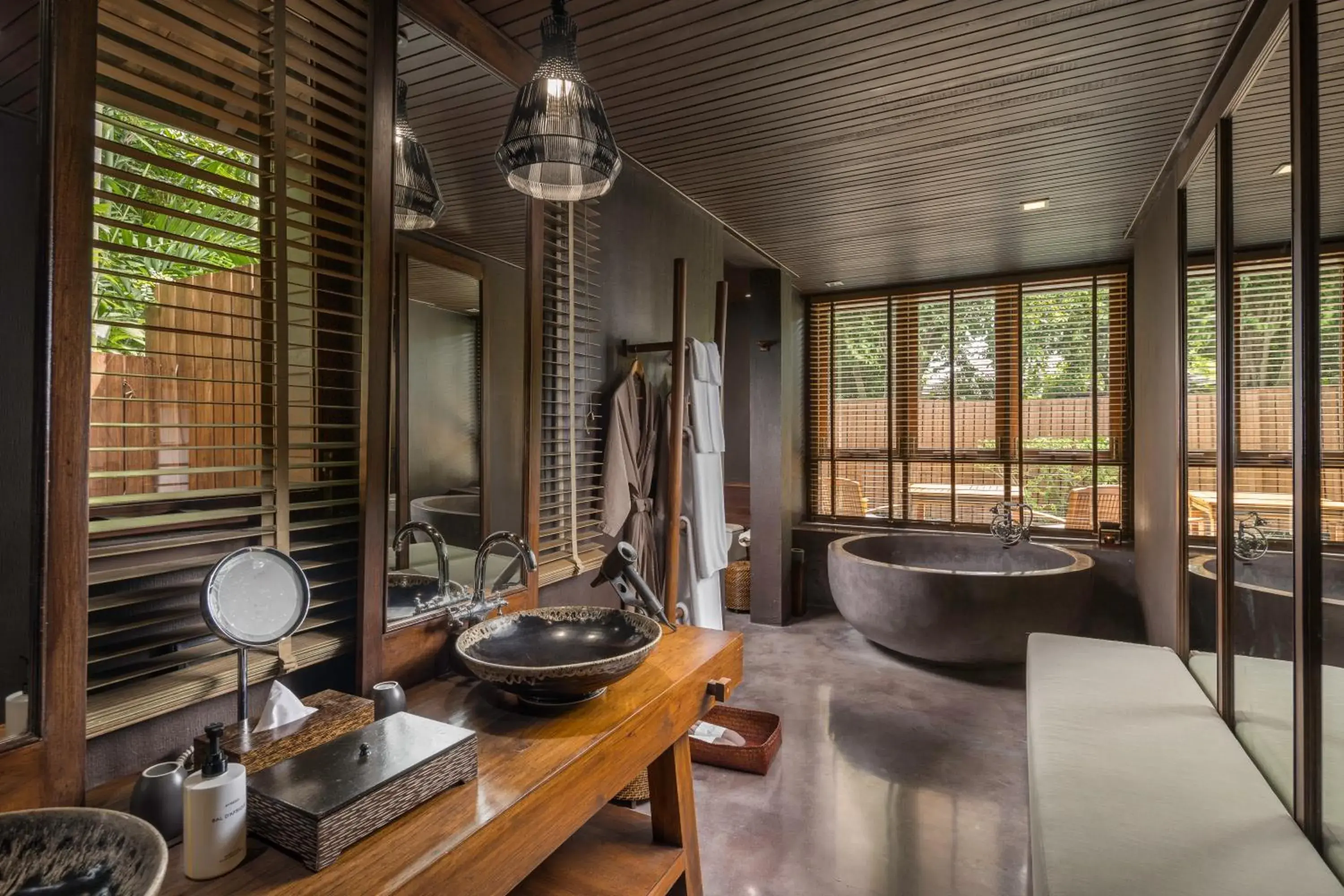 Bathroom in Silavadee Pool Spa Resort - SHA Extra Plus Bathroom in Silavadee Pool Spa Resort - SHA Extra Plus