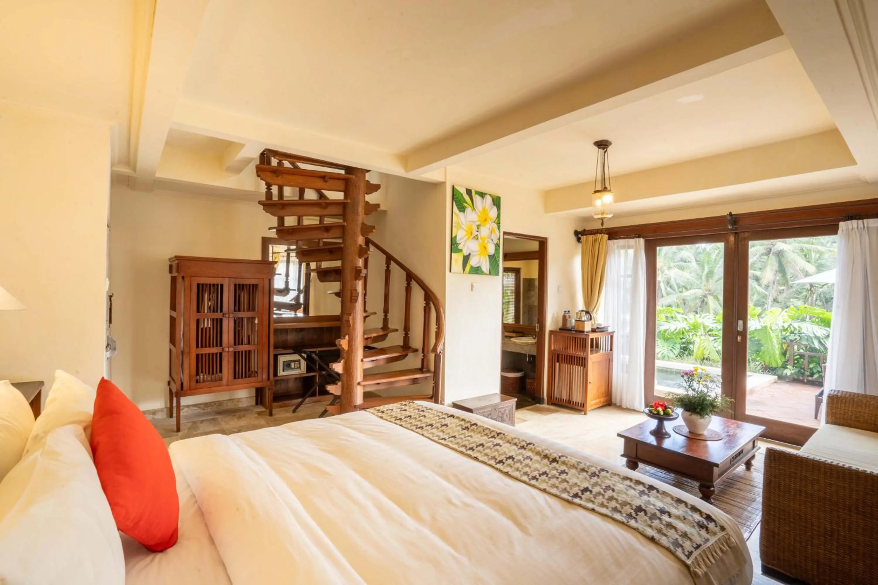 Two Bedroom Duplex Pool Villa with River view in Villa Semana Resort Ubud
