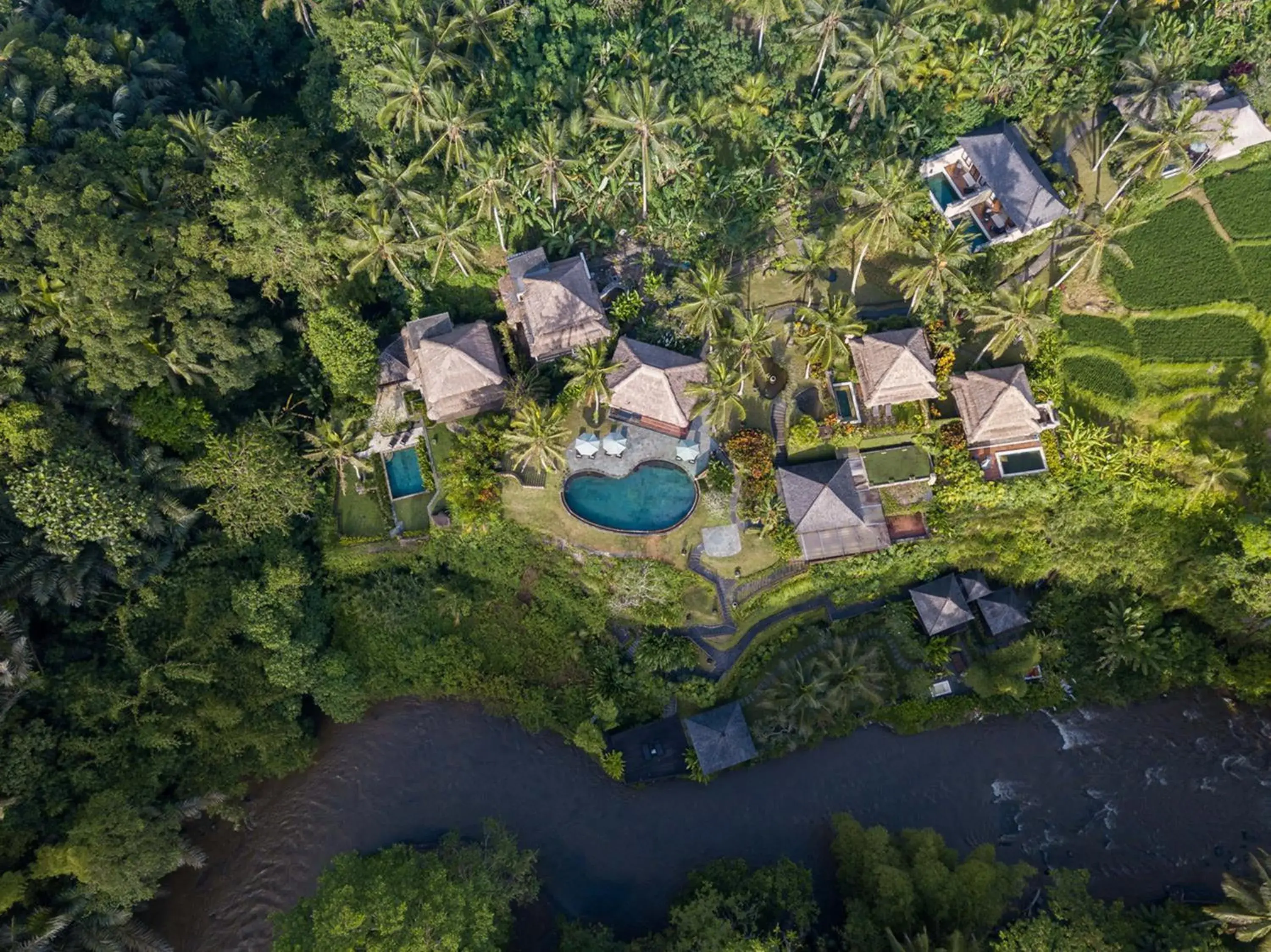 Property building in Villa Semana Resort Ubud Property building in Villa Semana Resort Ubud