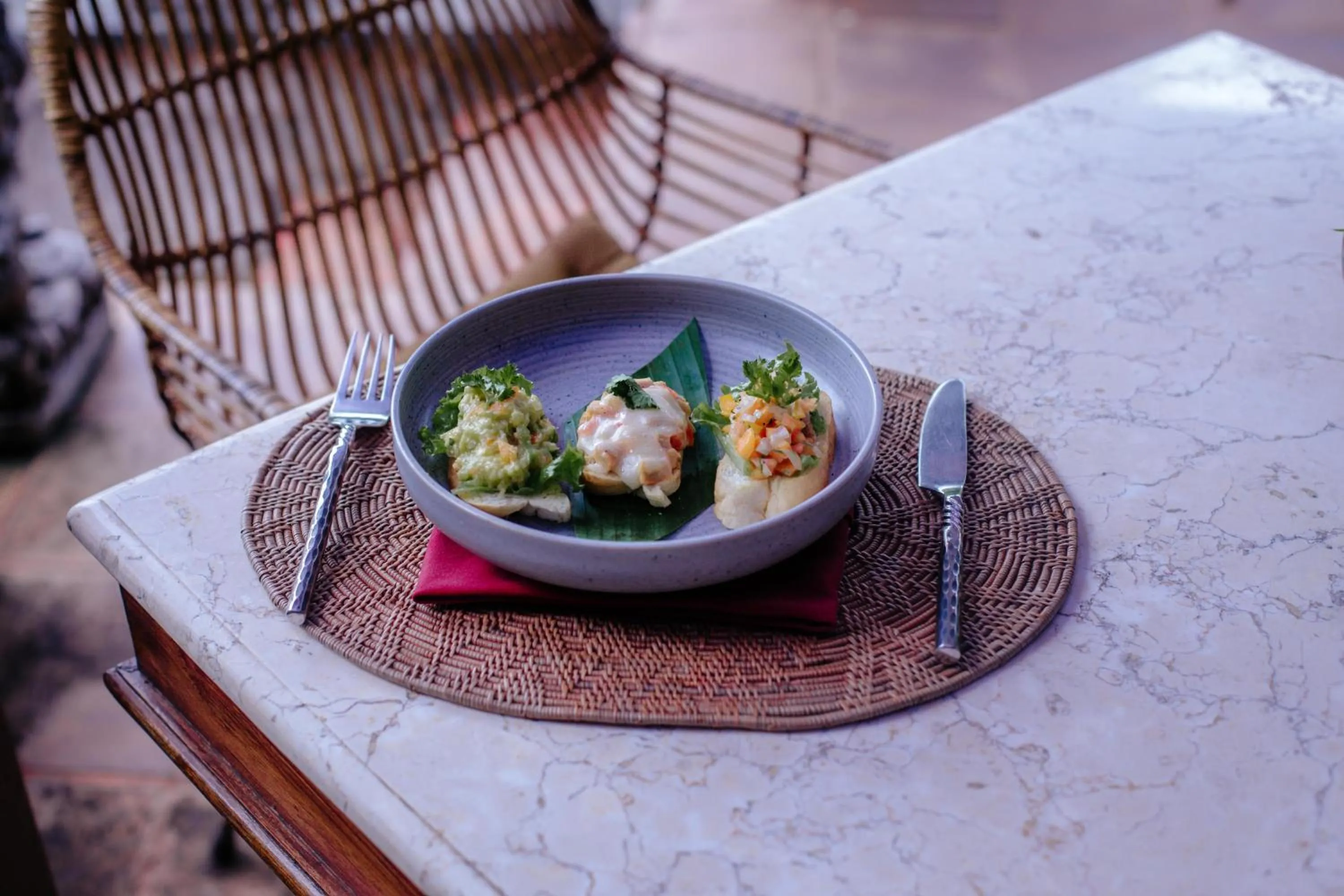 Breakfast in Villa Semana Resort Ubud