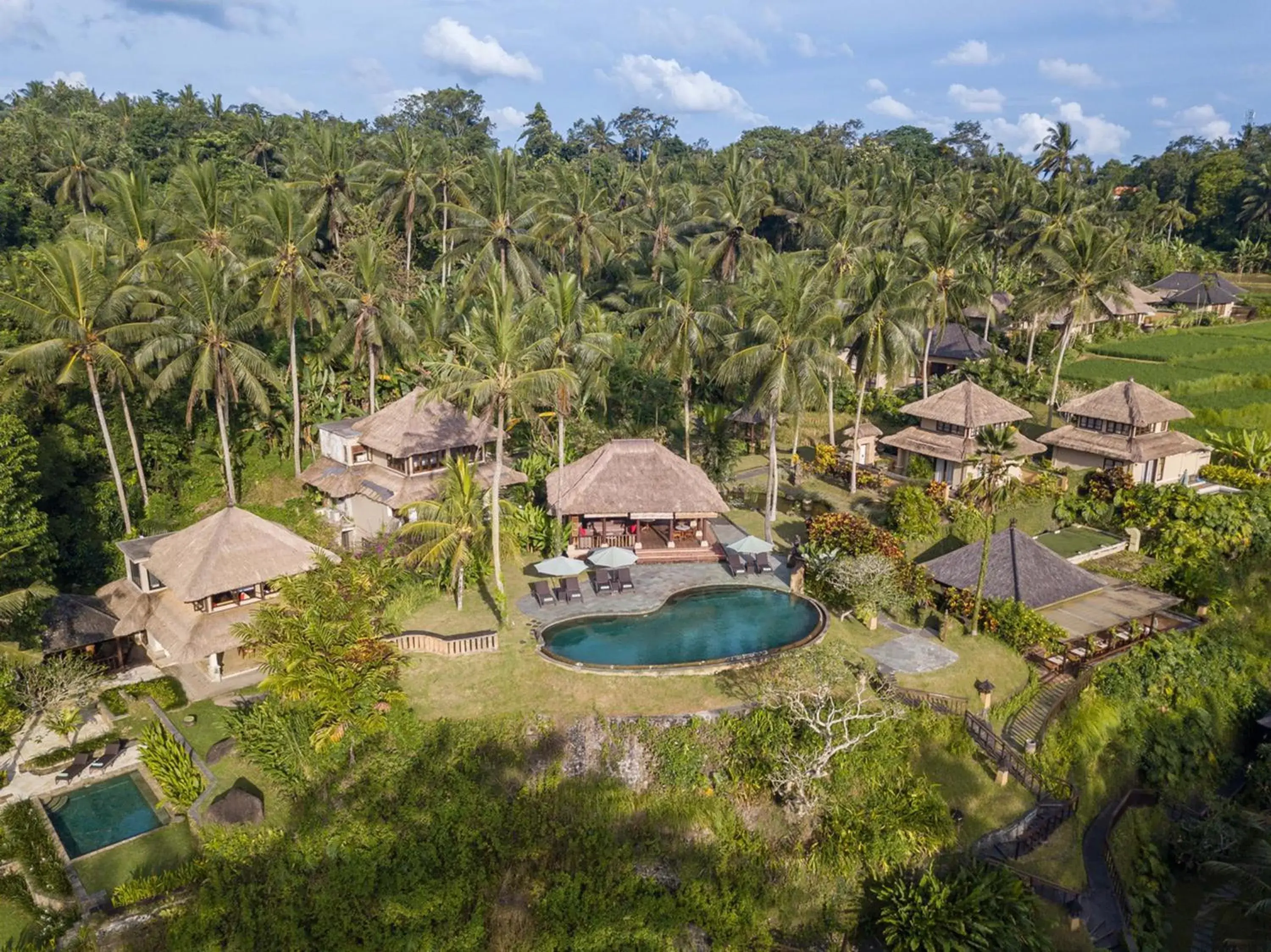 Property building in Villa Semana Resort Ubud Property building in Villa Semana Resort Ubud