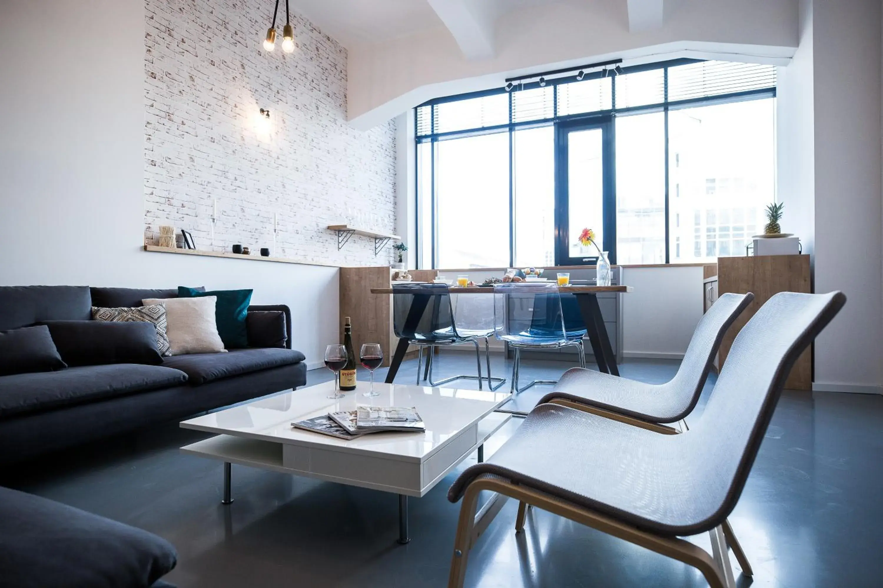 Living room, Seating Area in LOFT Astoria