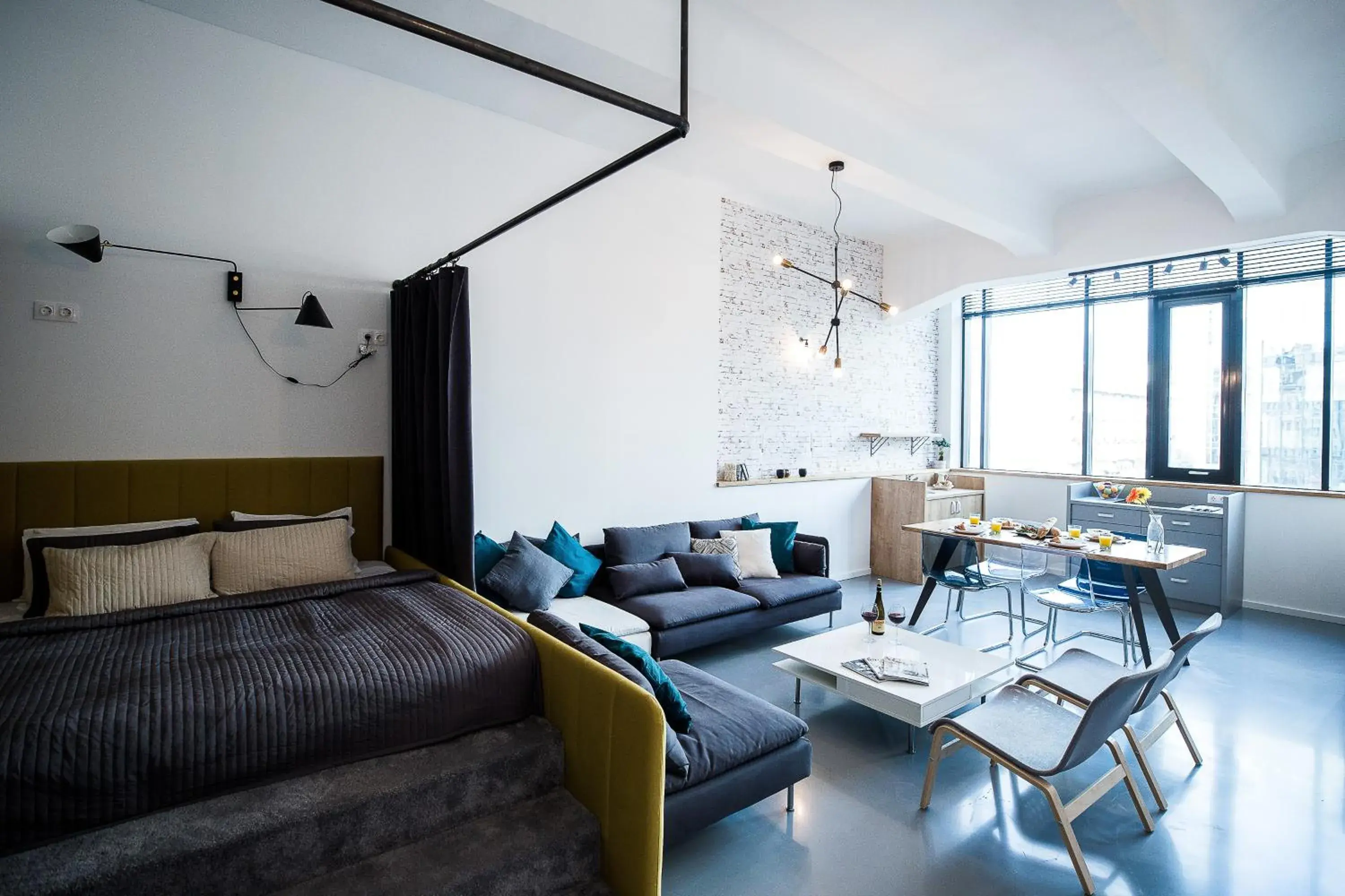 Living room, Seating Area in LOFT Astoria