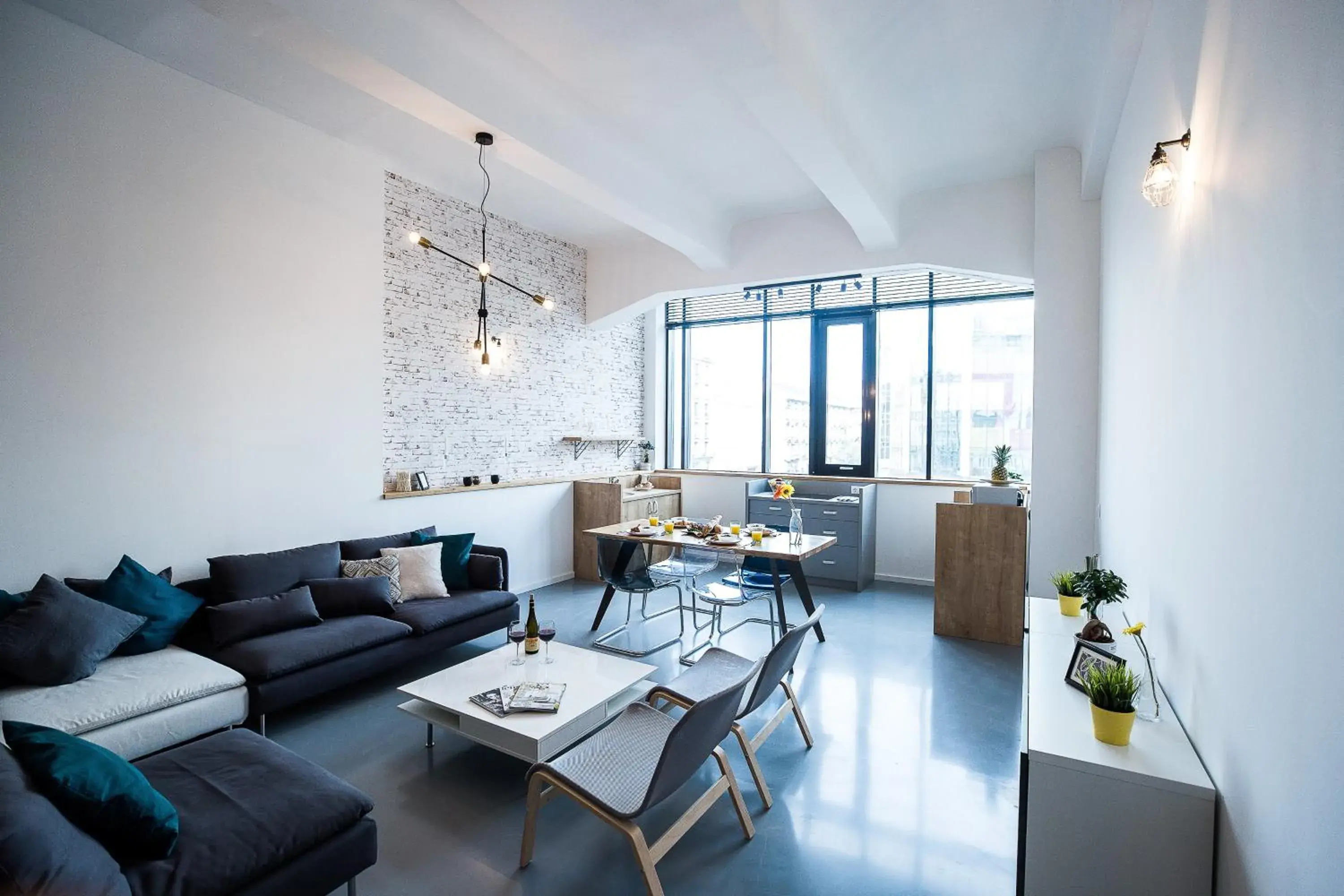 Living room, Seating Area in LOFT Astoria