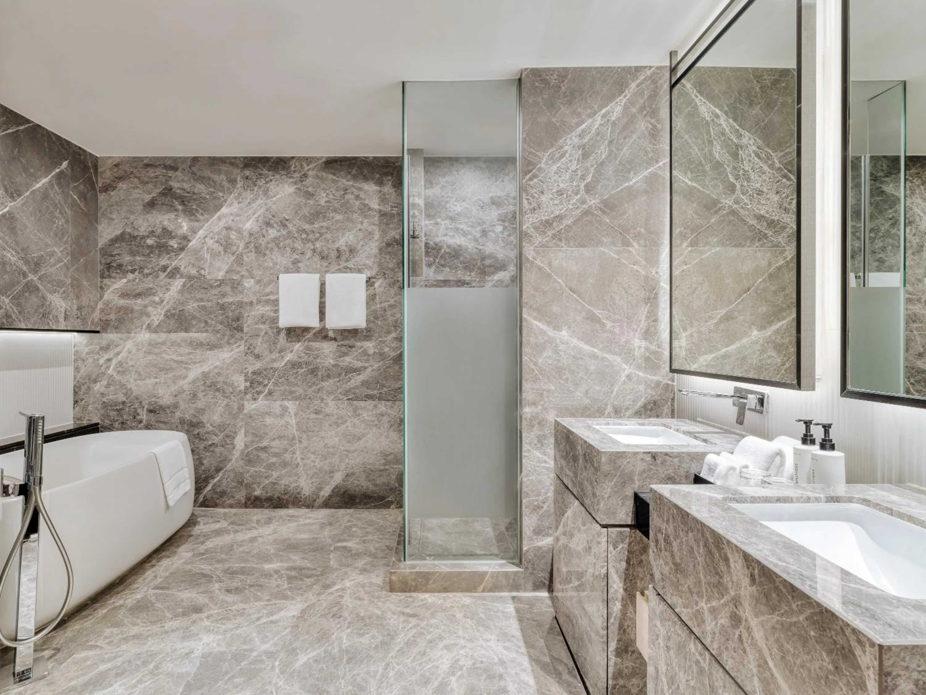 Bathroom in Crowne Plaza Bangkok Lumpini Park by IHG