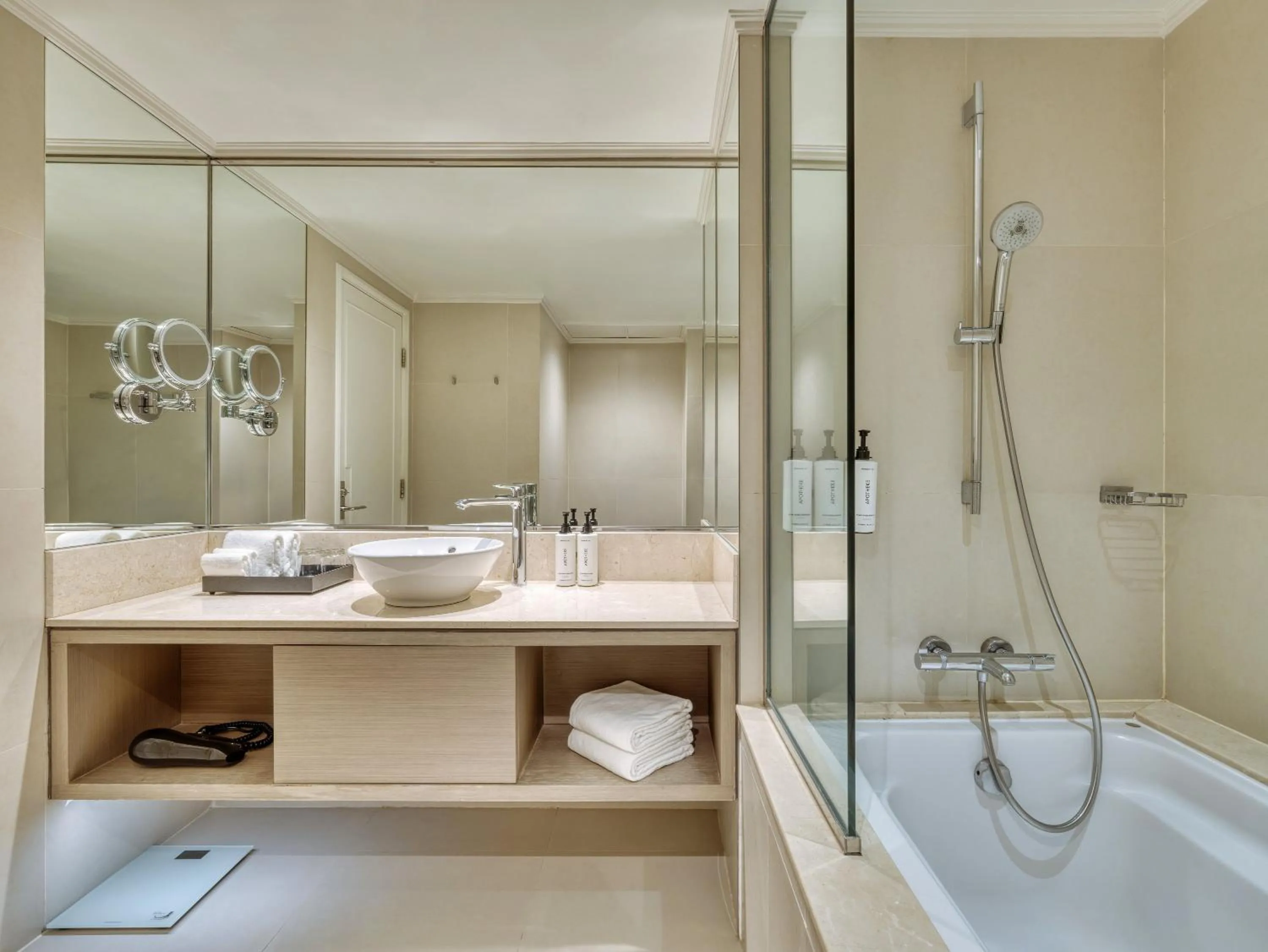 Bathroom in Crowne Plaza Bangkok Lumpini Park by IHG
