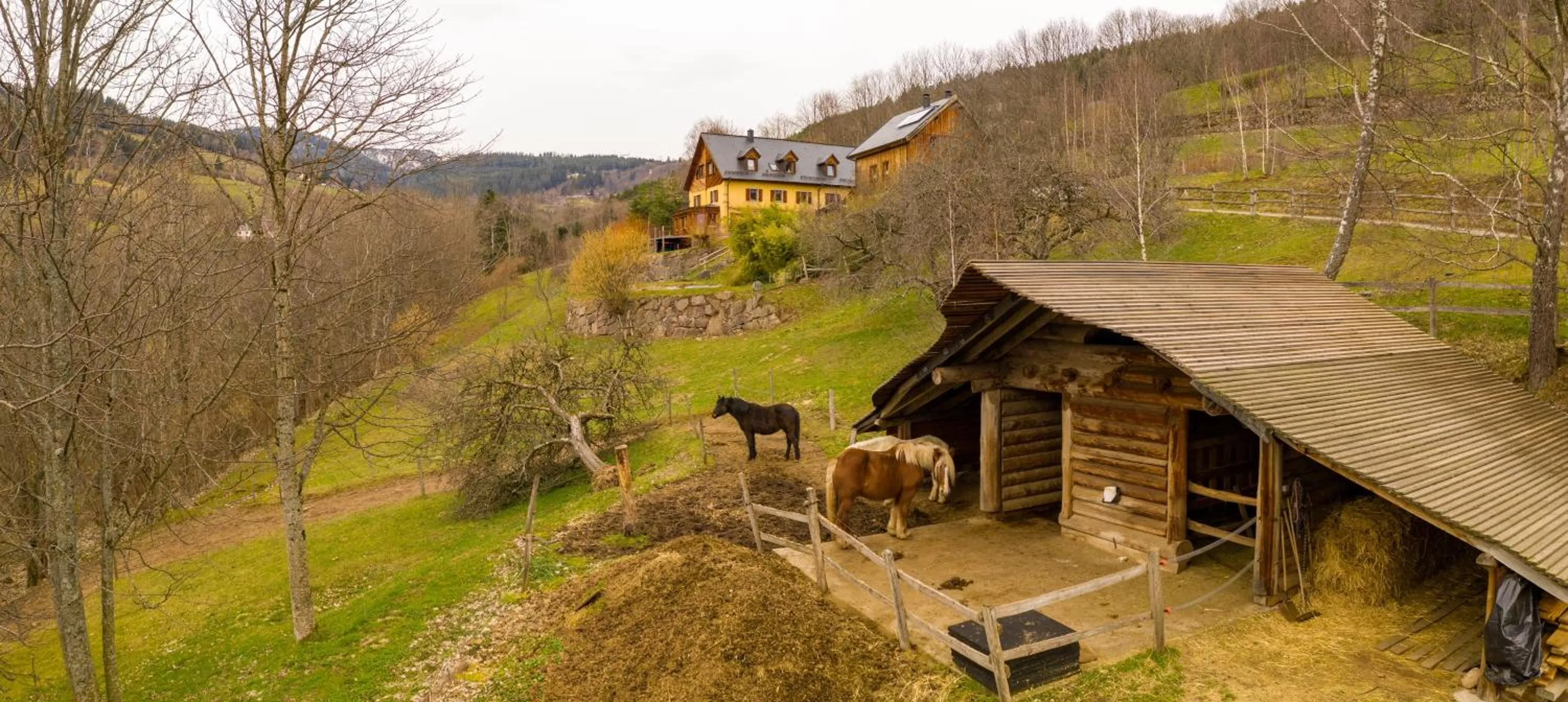 Natural landscape in La Grange d'Hannah - gîte & chambre d’hôtes de charme