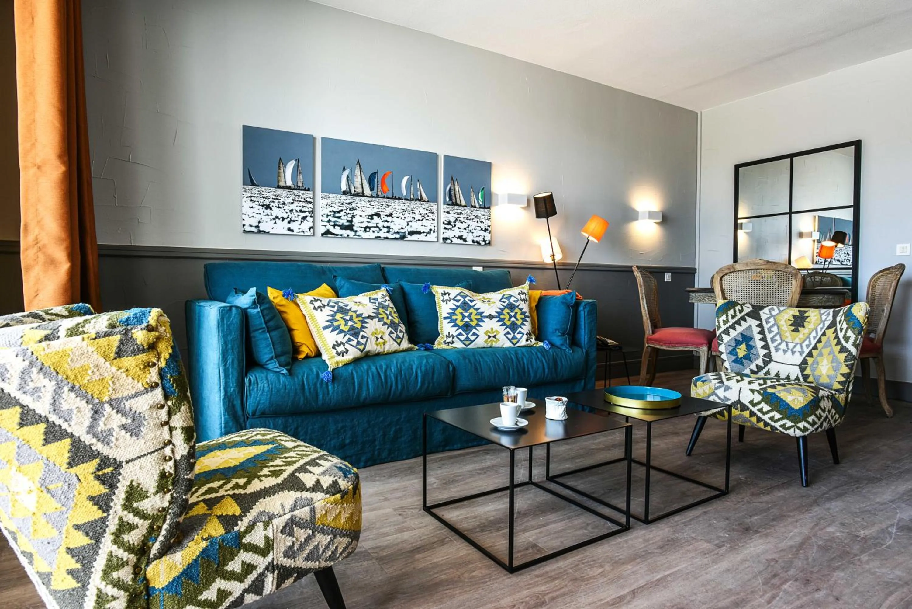 Living room in Hôtel La Réserve