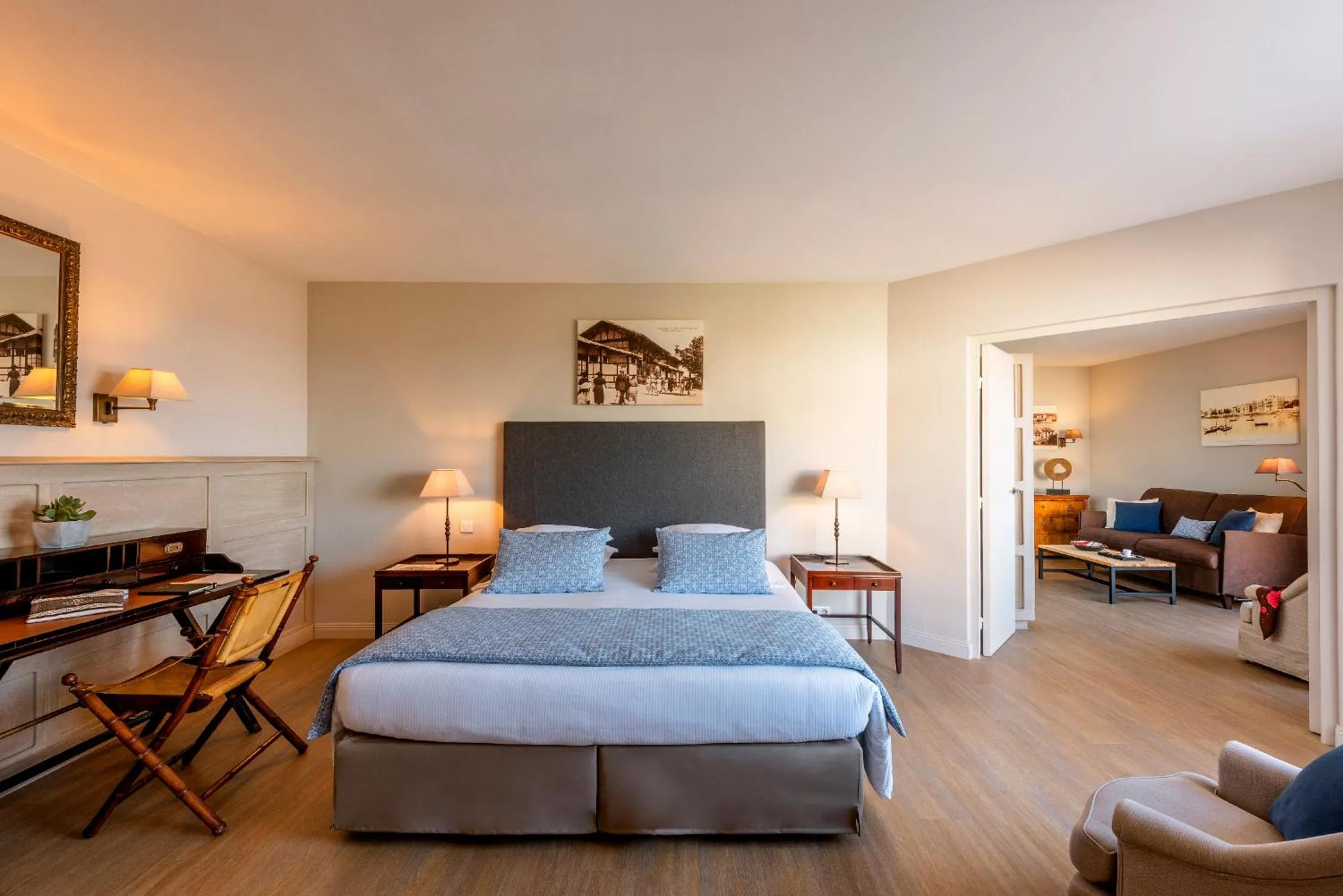 Bed in Hôtel La Réserve