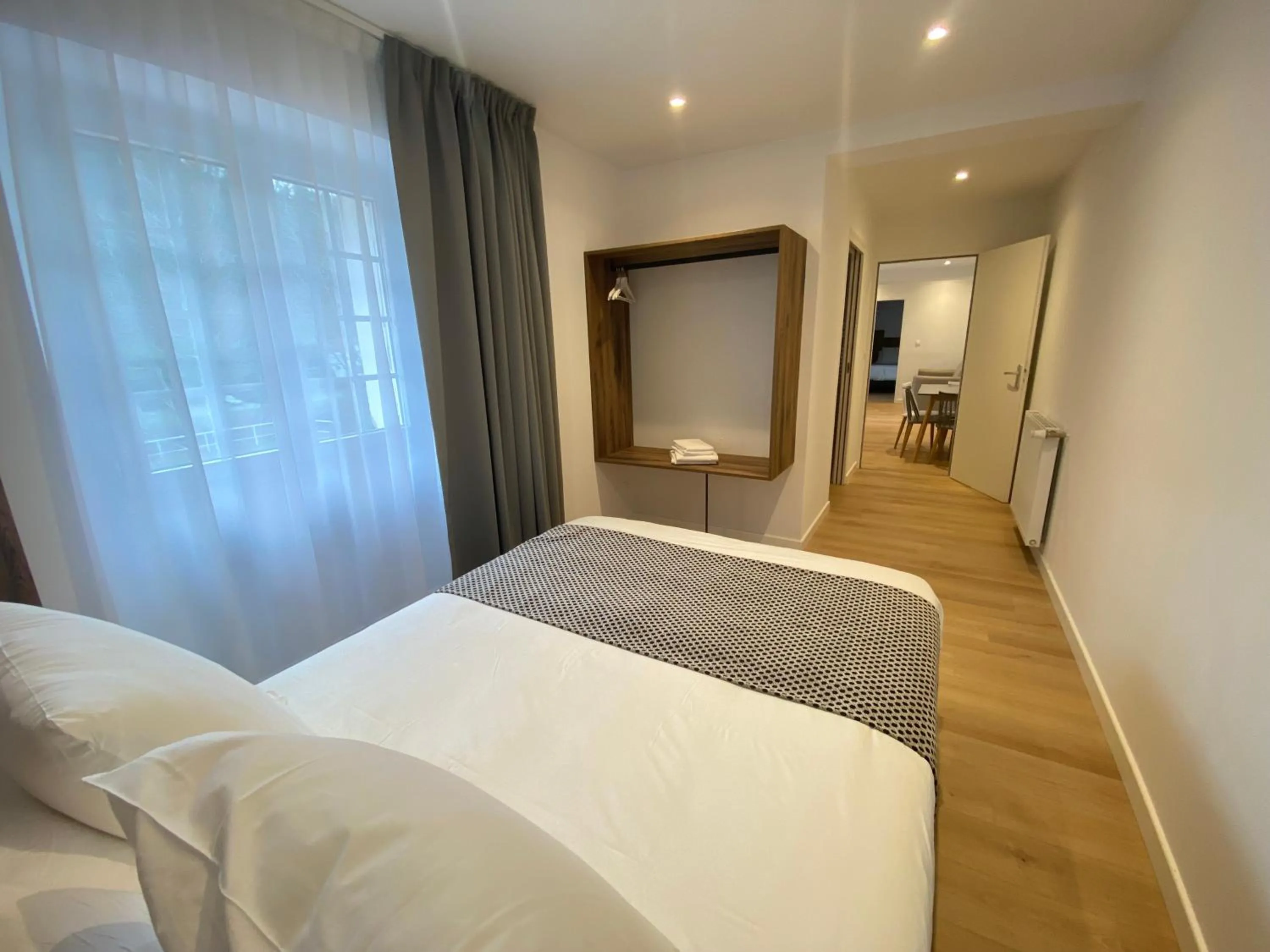 Bed in Hotel Restaurant Noblia