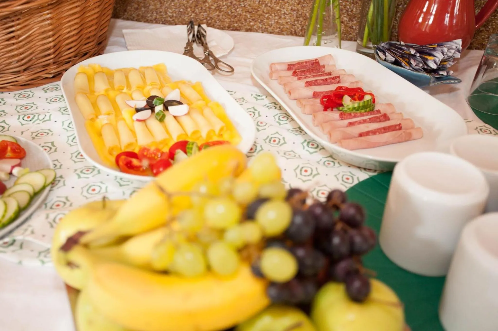 Continental breakfast in Hotel Taxis Bratislava