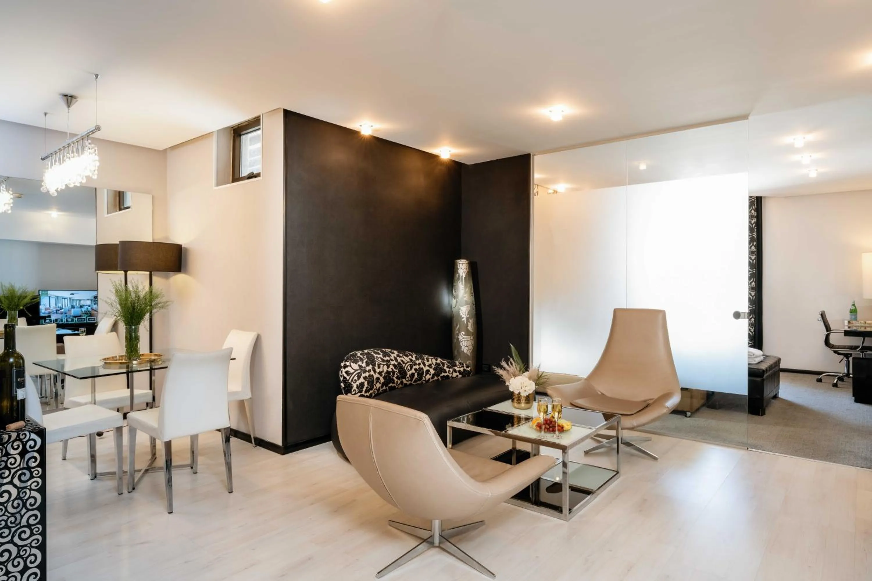 Seating area in VERT Jerusalem by AFI Hotel