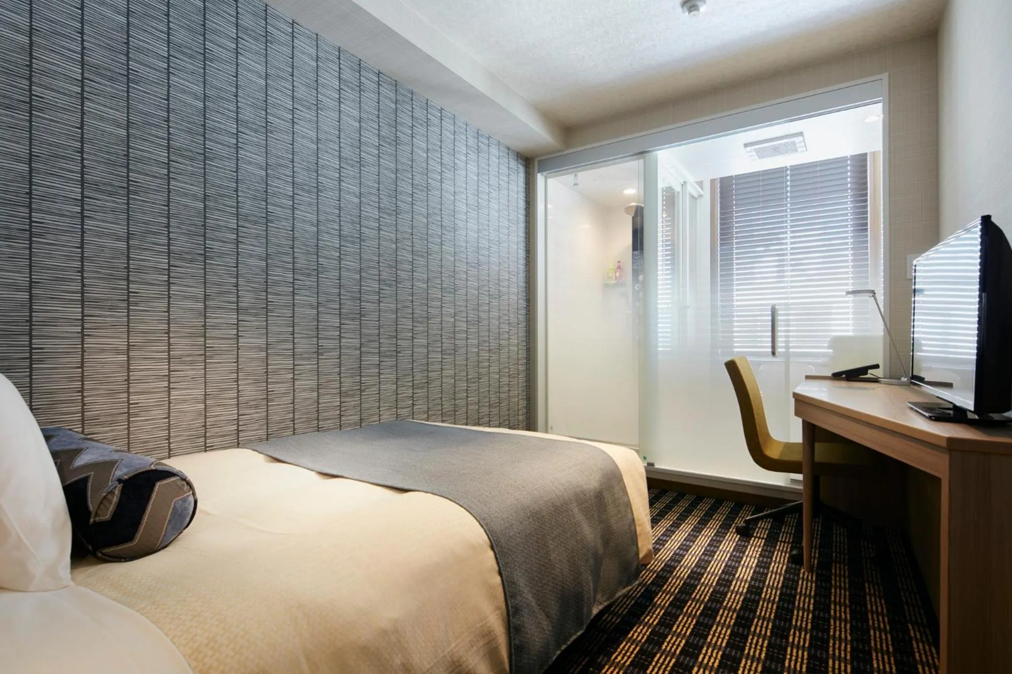 Bed in Garden Hotel Shizuoka