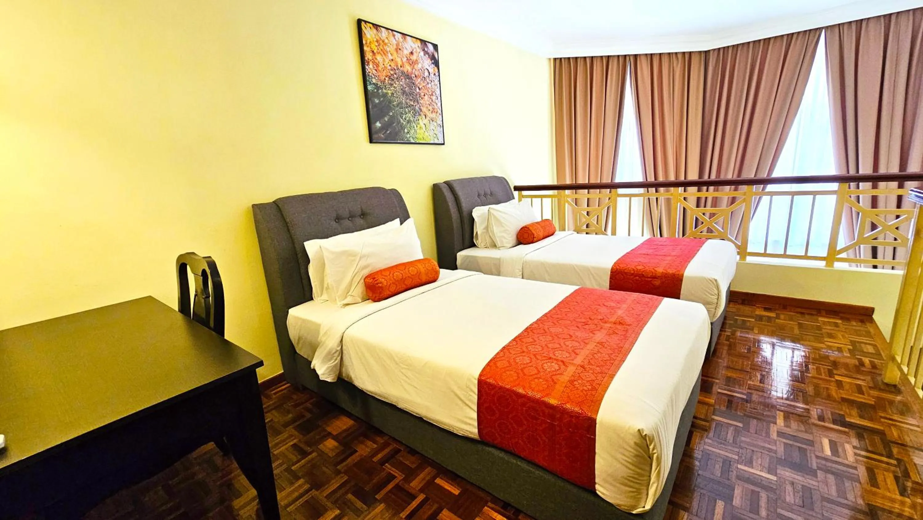 Bed in Lotus Desaru Beach Resort & Spa