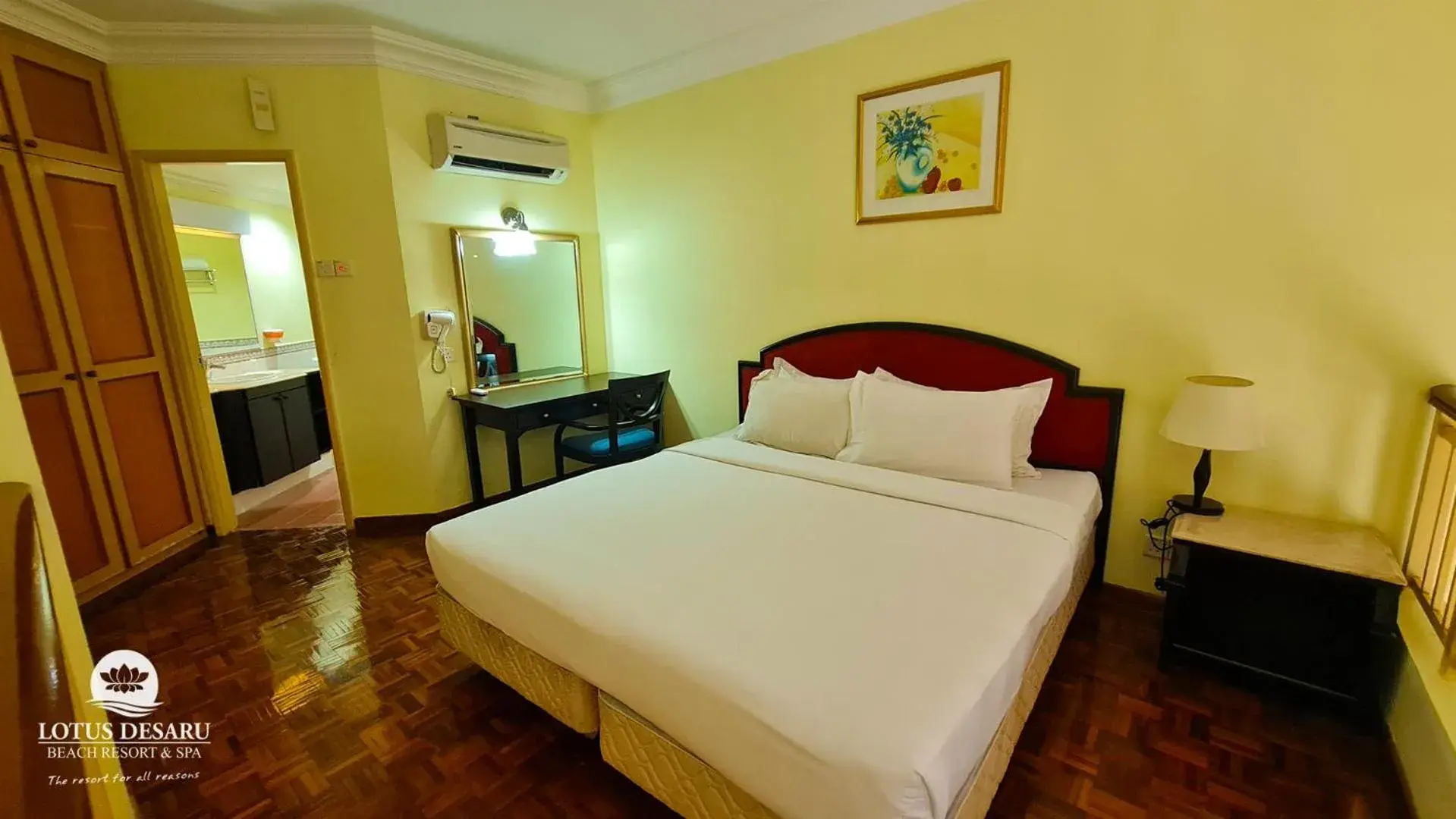 Bed in Lotus Desaru Beach Resort & Spa Bed in Lotus Desaru Beach Resort & Spa