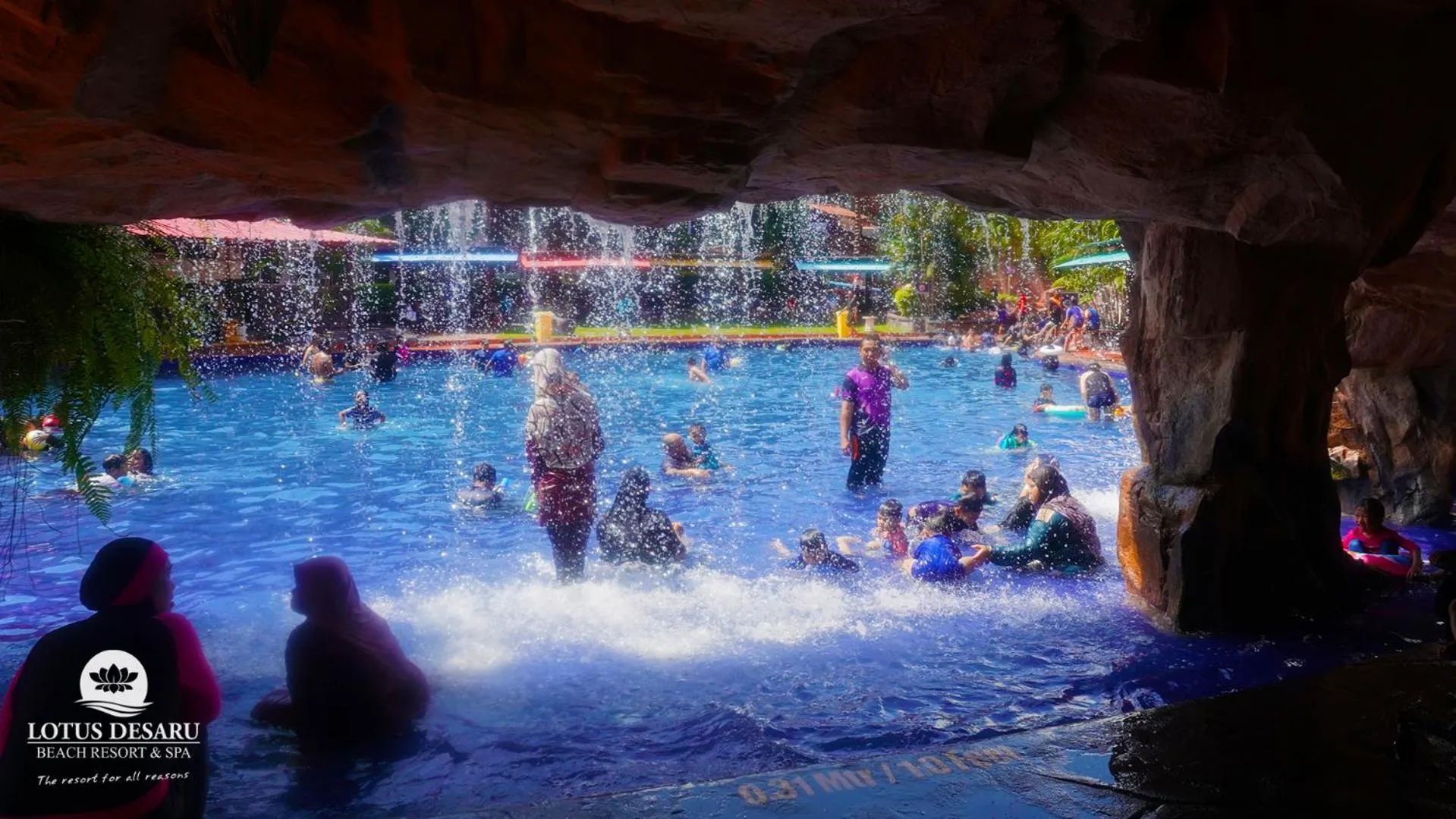 Aqua park in Lotus Desaru Beach Resort & Spa