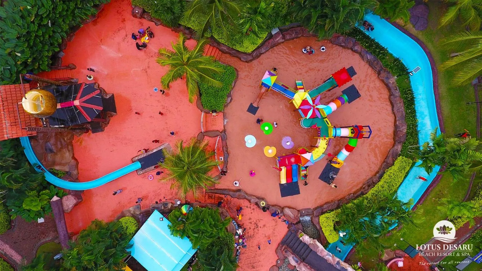 Aqua park in Lotus Desaru Beach Resort & Spa