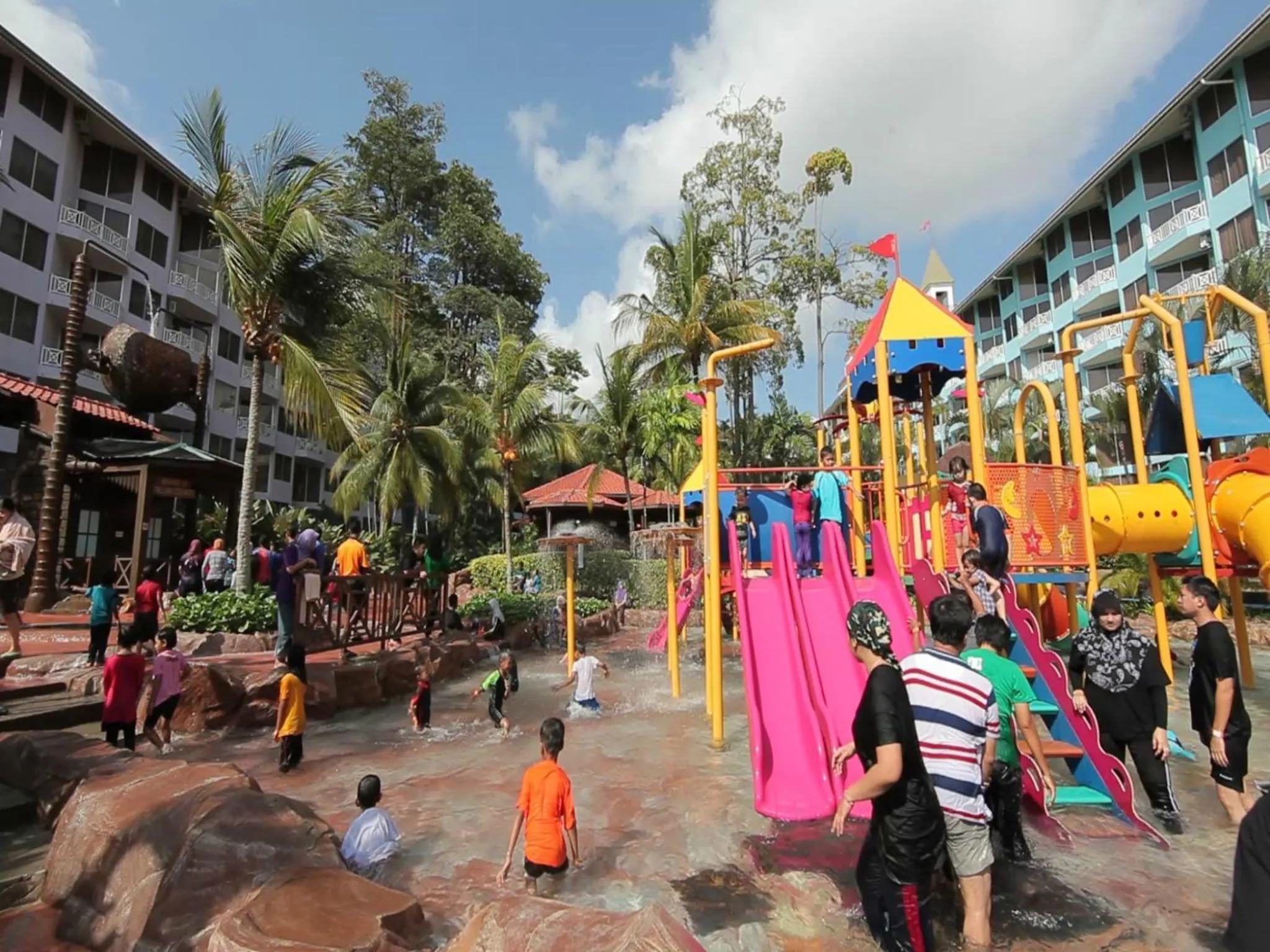 Aqua park in Lotus Desaru Beach Resort & Spa