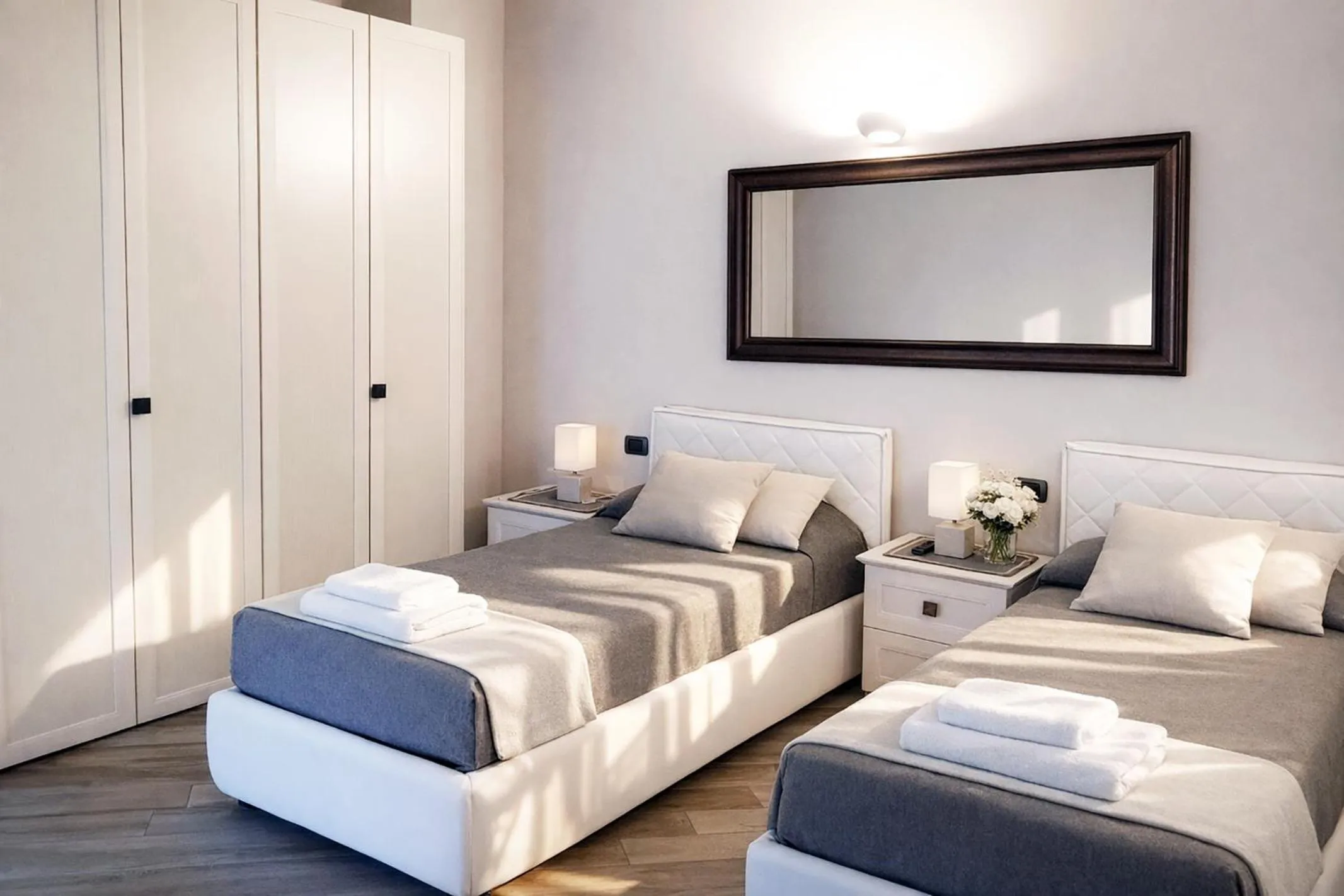 Bed in Hotel Meridiana