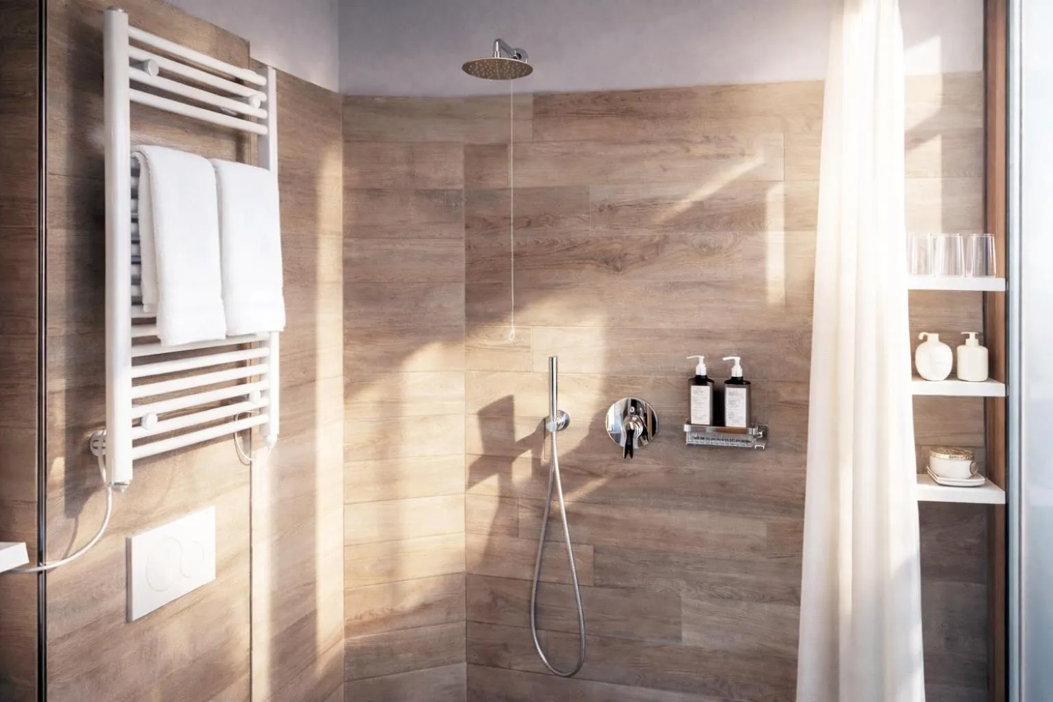 Shower in Hotel Meridiana