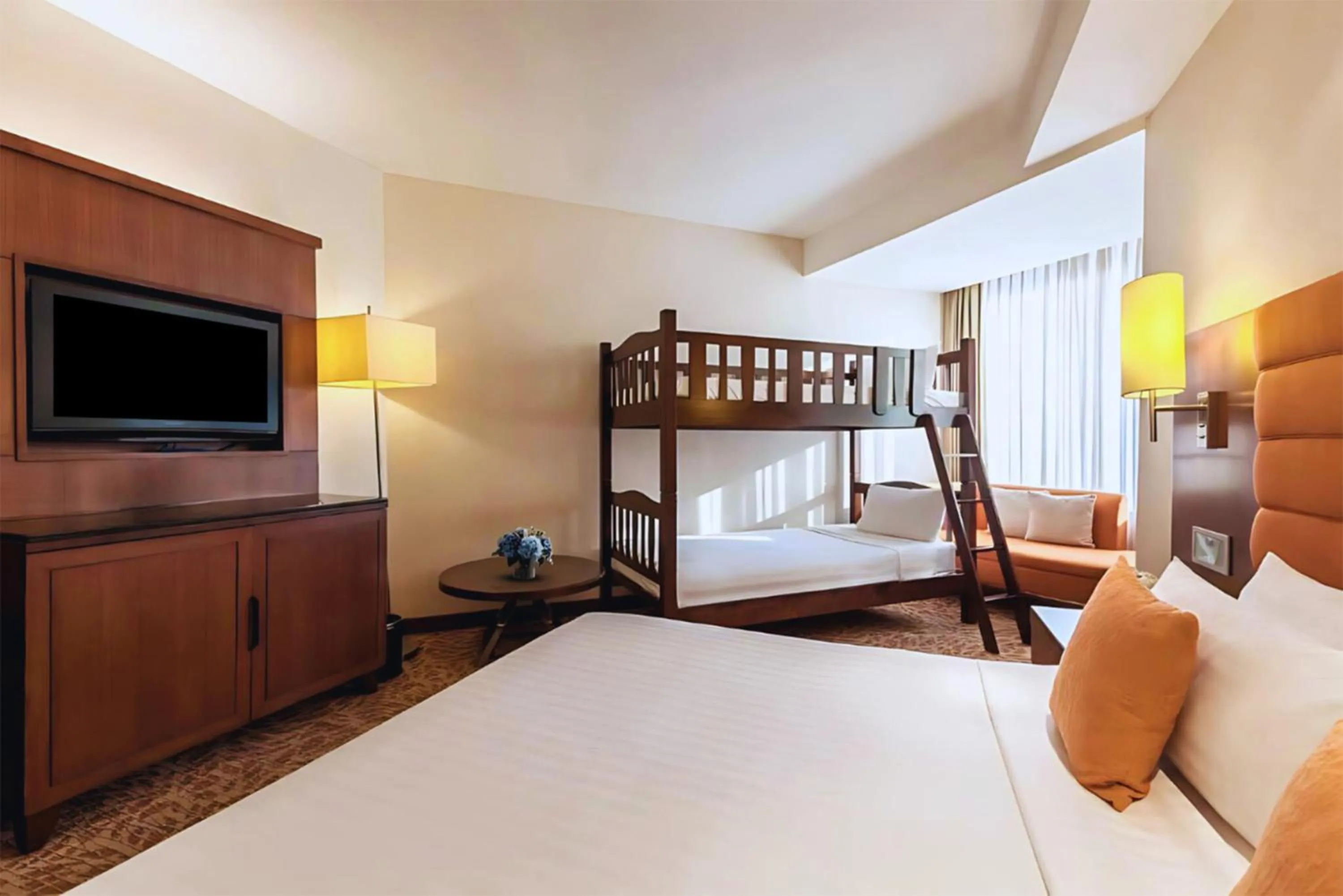 Bed in Rembrandt Hotel Bangkok