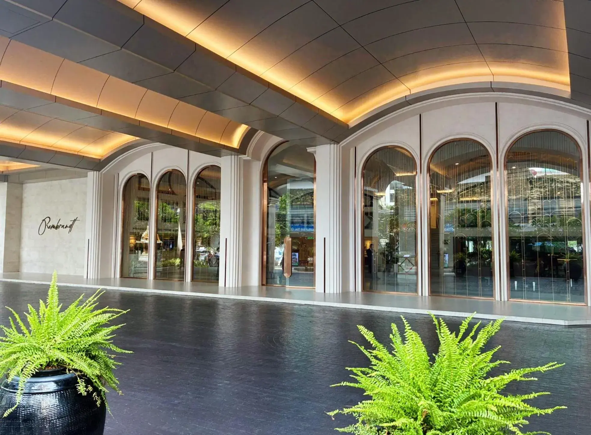 Facade/entrance in Rembrandt Hotel Bangkok Facade/entrance in Rembrandt Hotel Bangkok