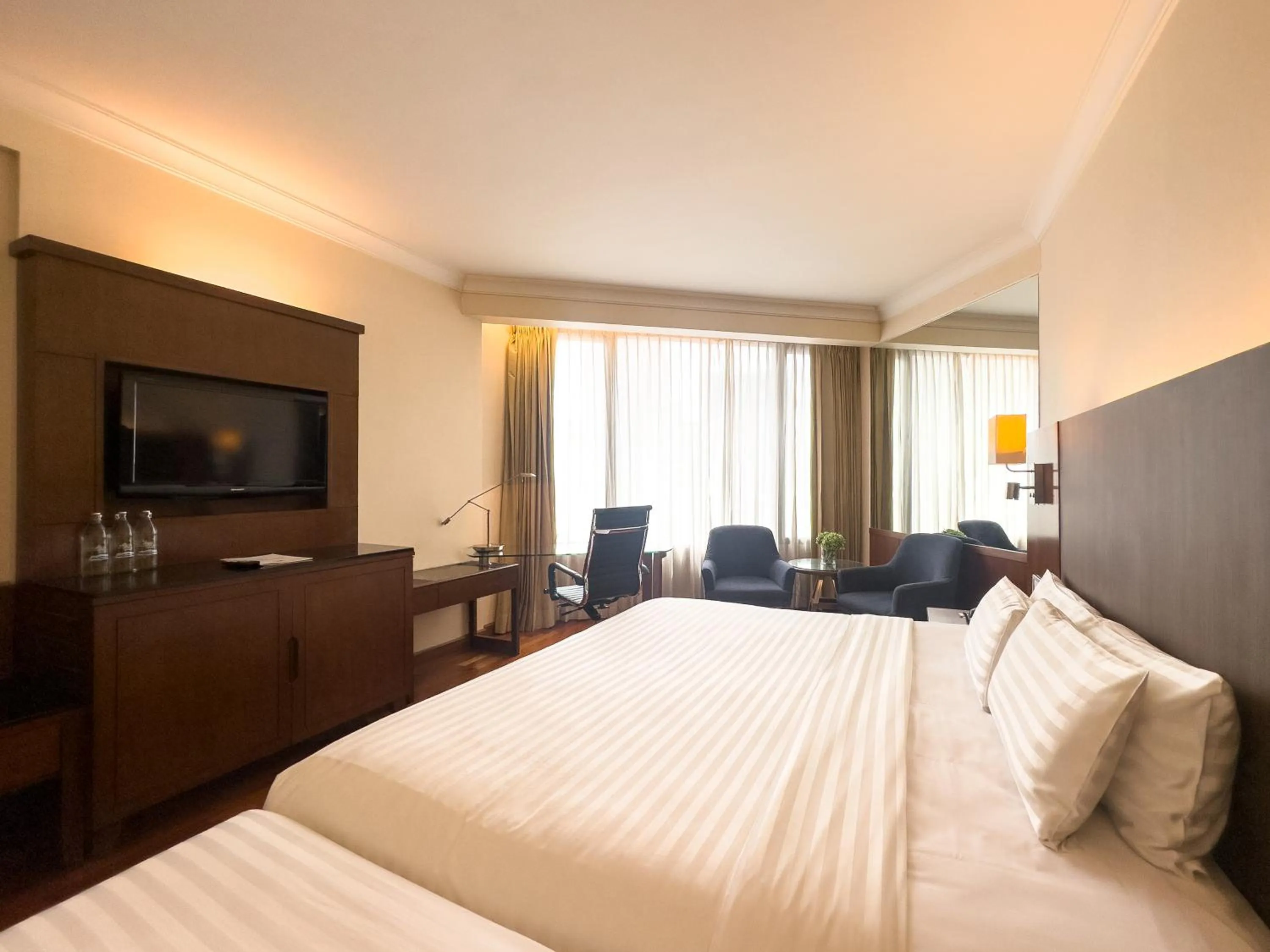 Bed in Rembrandt Hotel Bangkok