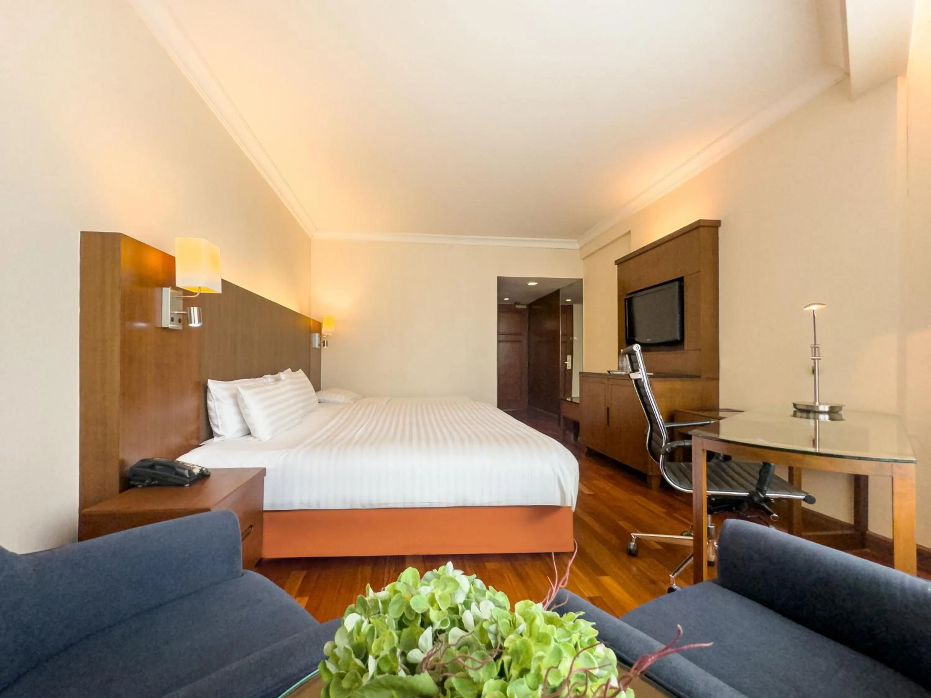 Bed in Rembrandt Hotel Bangkok