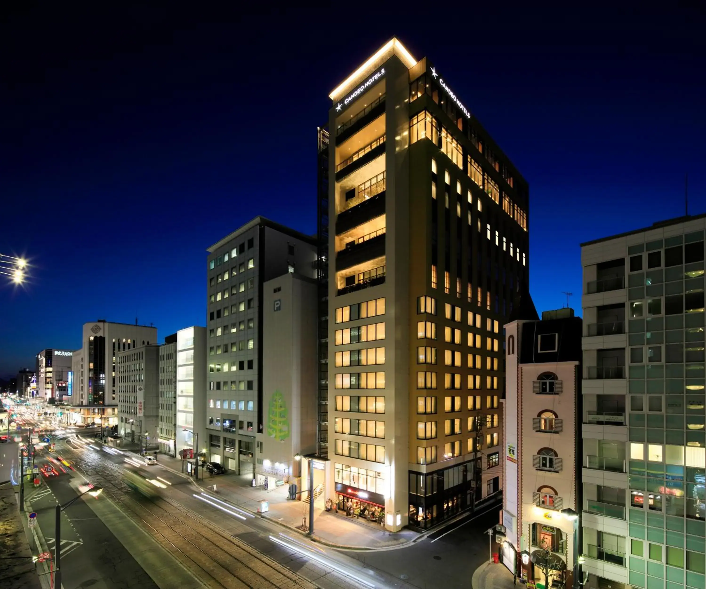 Property building in Candeo Hotels Hiroshima Hatchobori Property building in Candeo Hotels Hiroshima Hatchobori