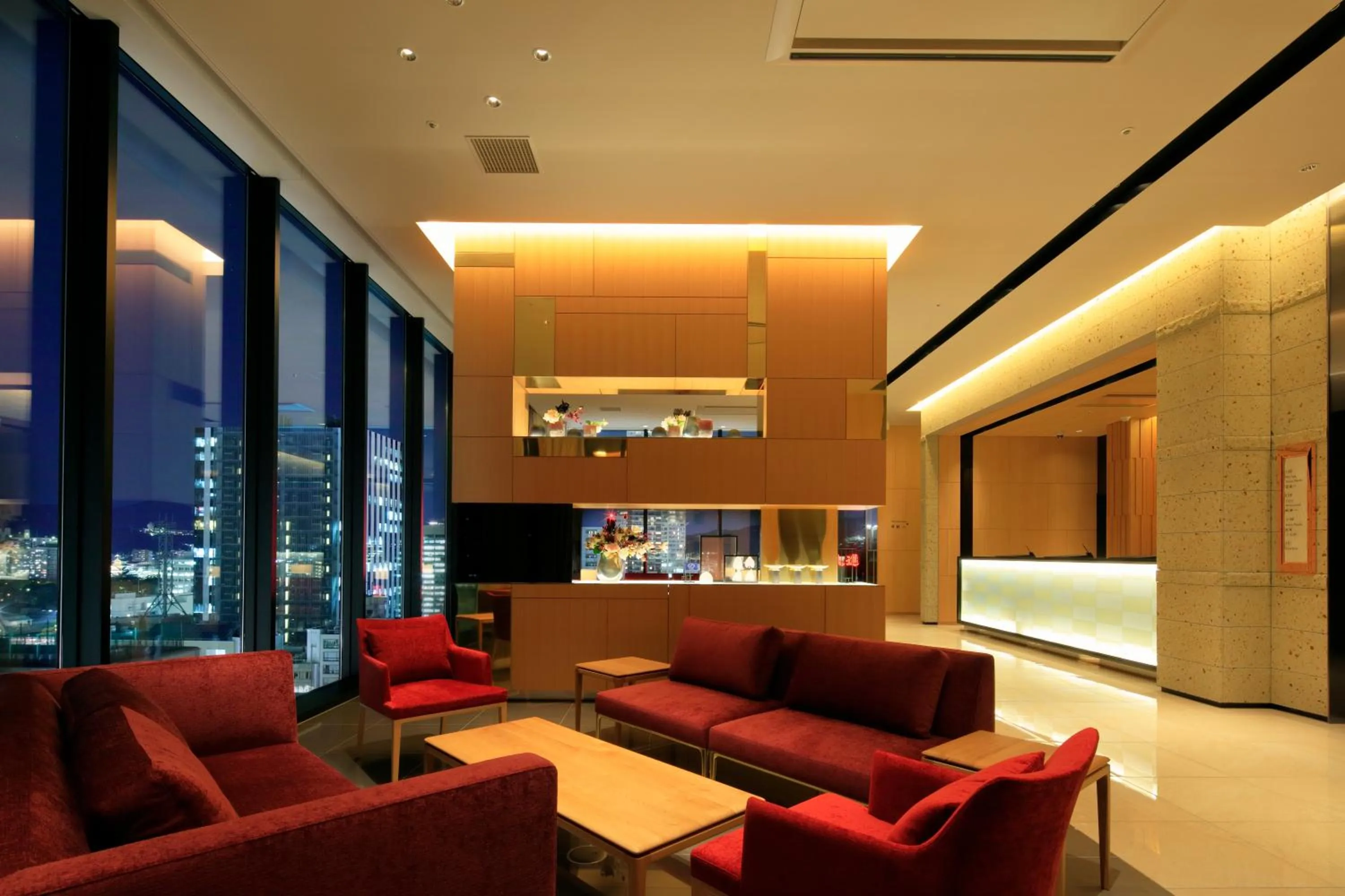 Lobby or reception in Candeo Hotels Hiroshima Hatchobori